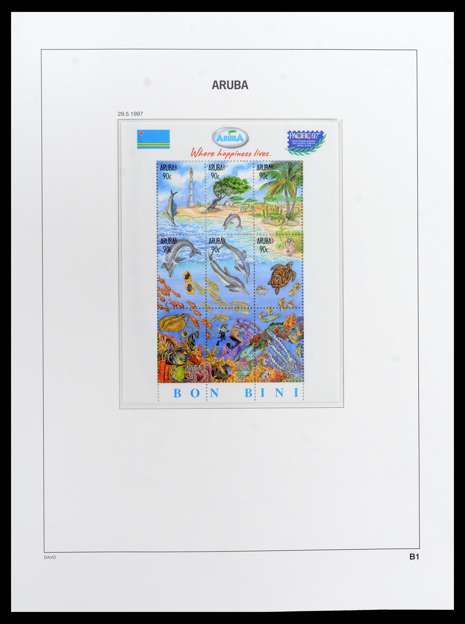 37841 025 - Postzegelverzameling 37841 Aruba 1986-2011.