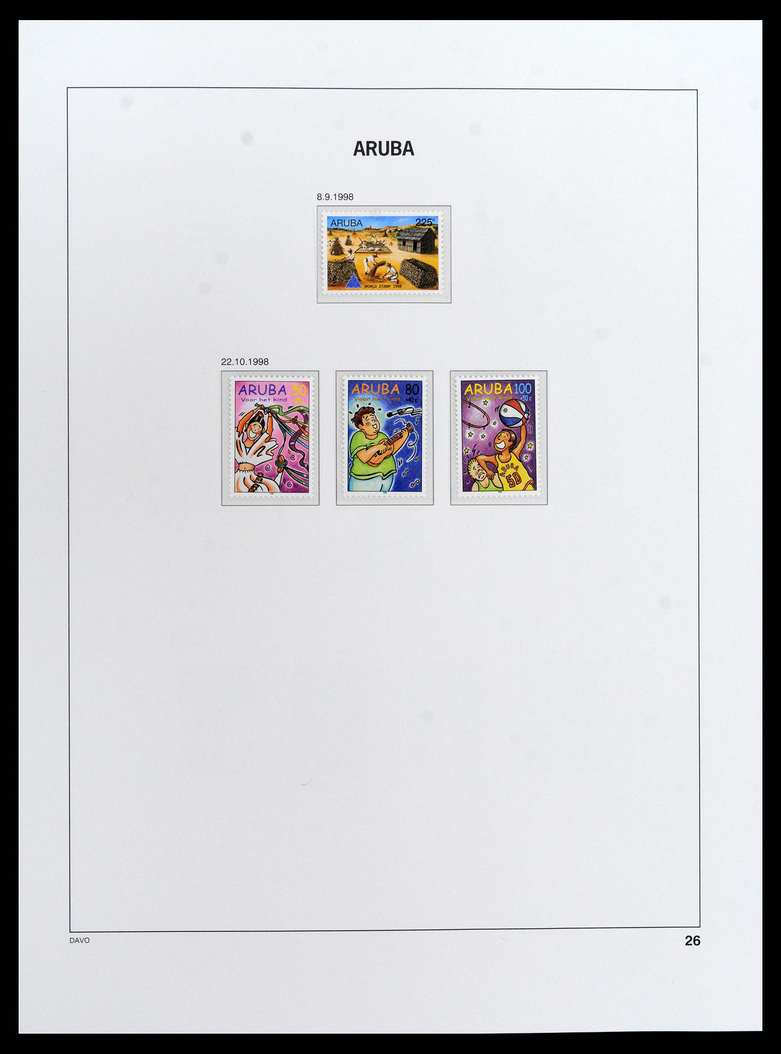 37841 027 - Postzegelverzameling 37841 Aruba 1986-2011.
