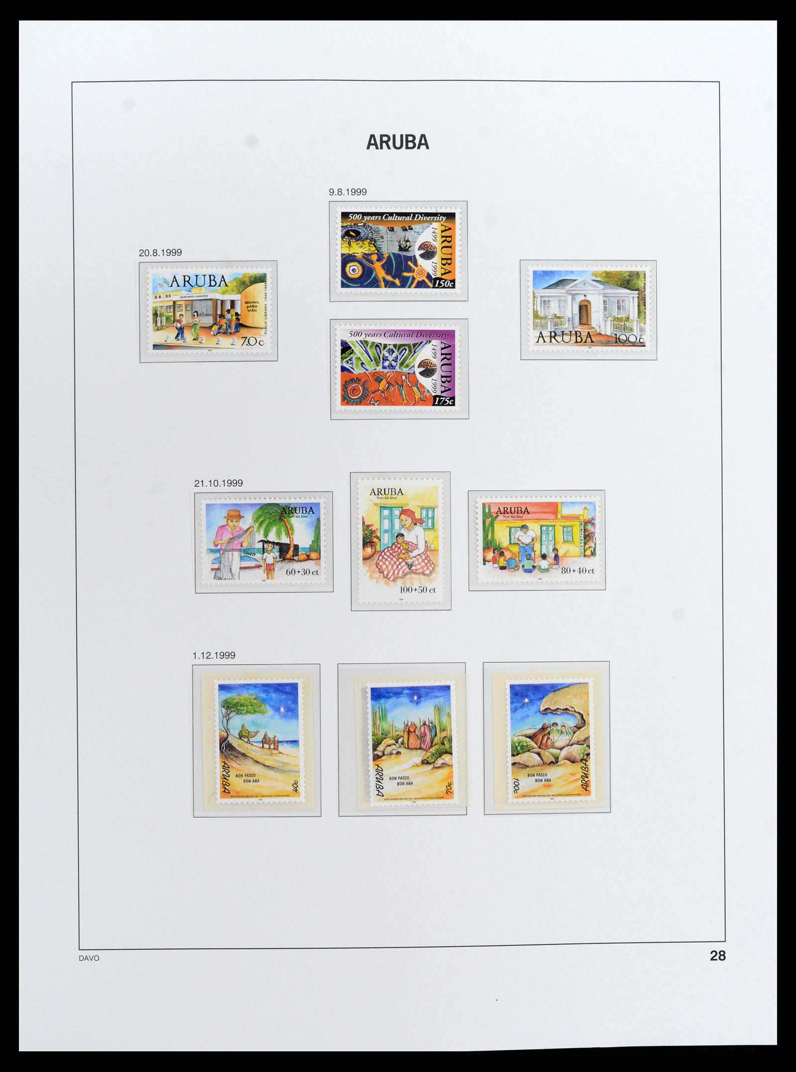 37841 029 - Postzegelverzameling 37841 Aruba 1986-2011.