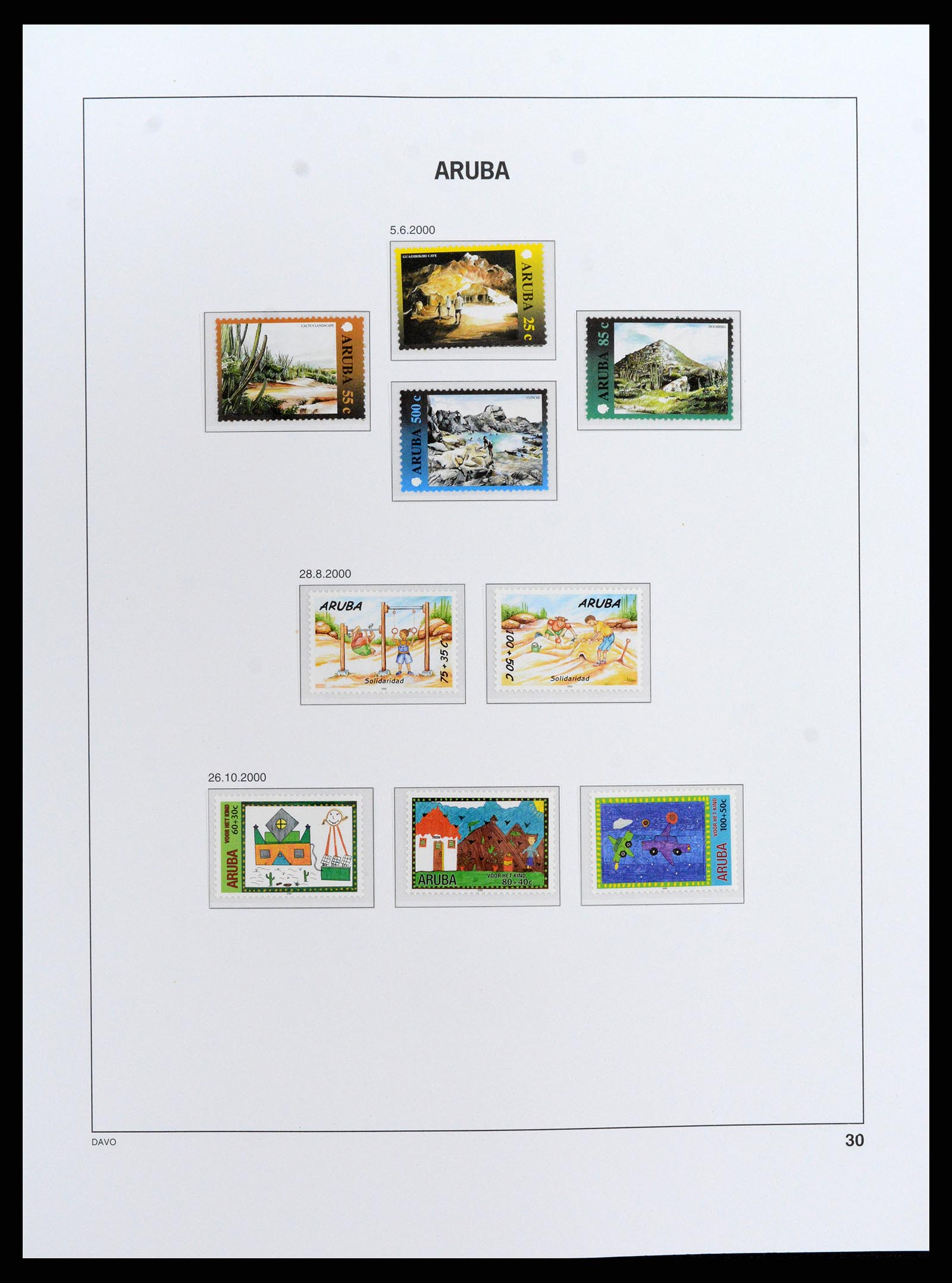 37841 032 - Postzegelverzameling 37841 Aruba 1986-2011.