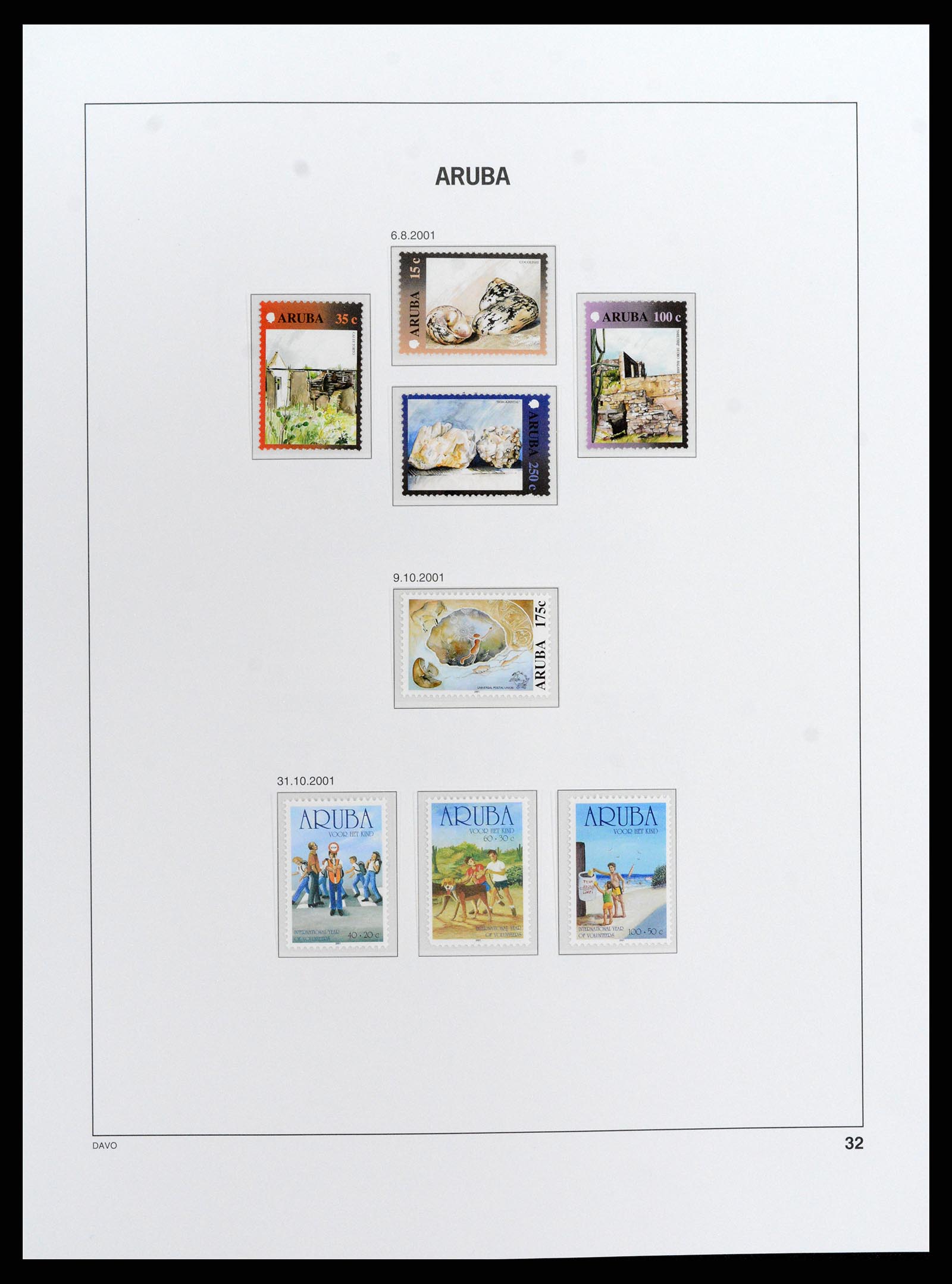 37841 034 - Postzegelverzameling 37841 Aruba 1986-2011.