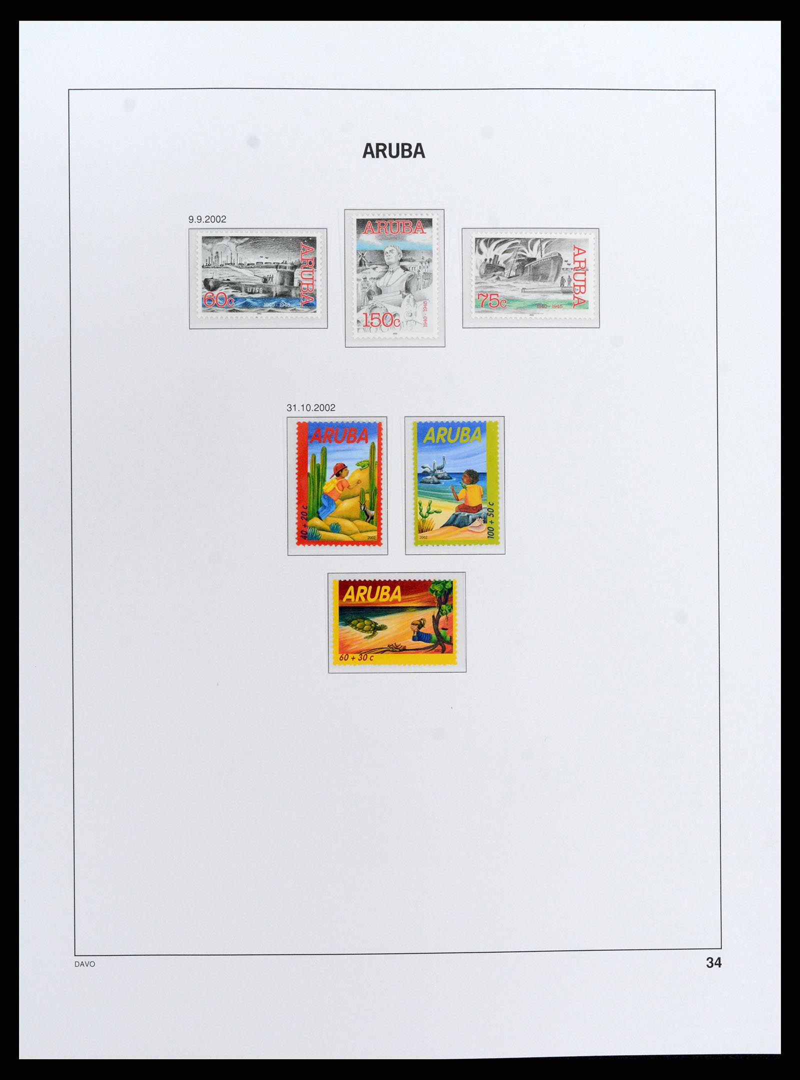 37841 036 - Postzegelverzameling 37841 Aruba 1986-2011.