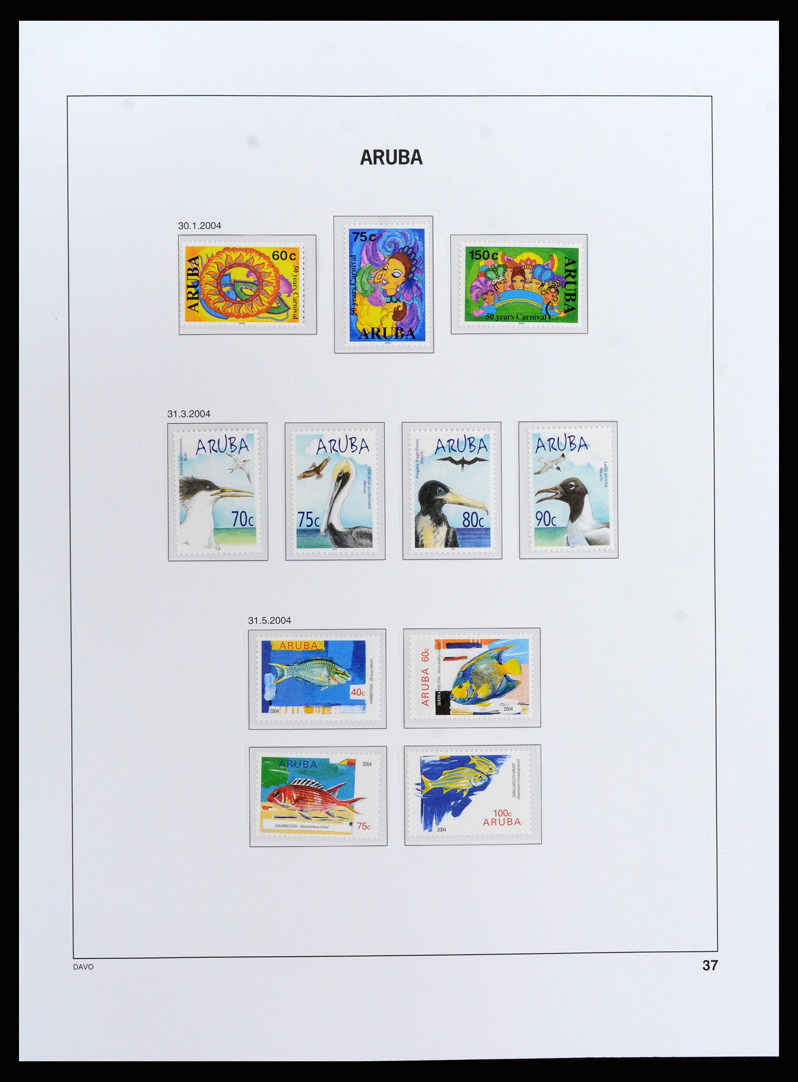 37841 039 - Postzegelverzameling 37841 Aruba 1986-2011.