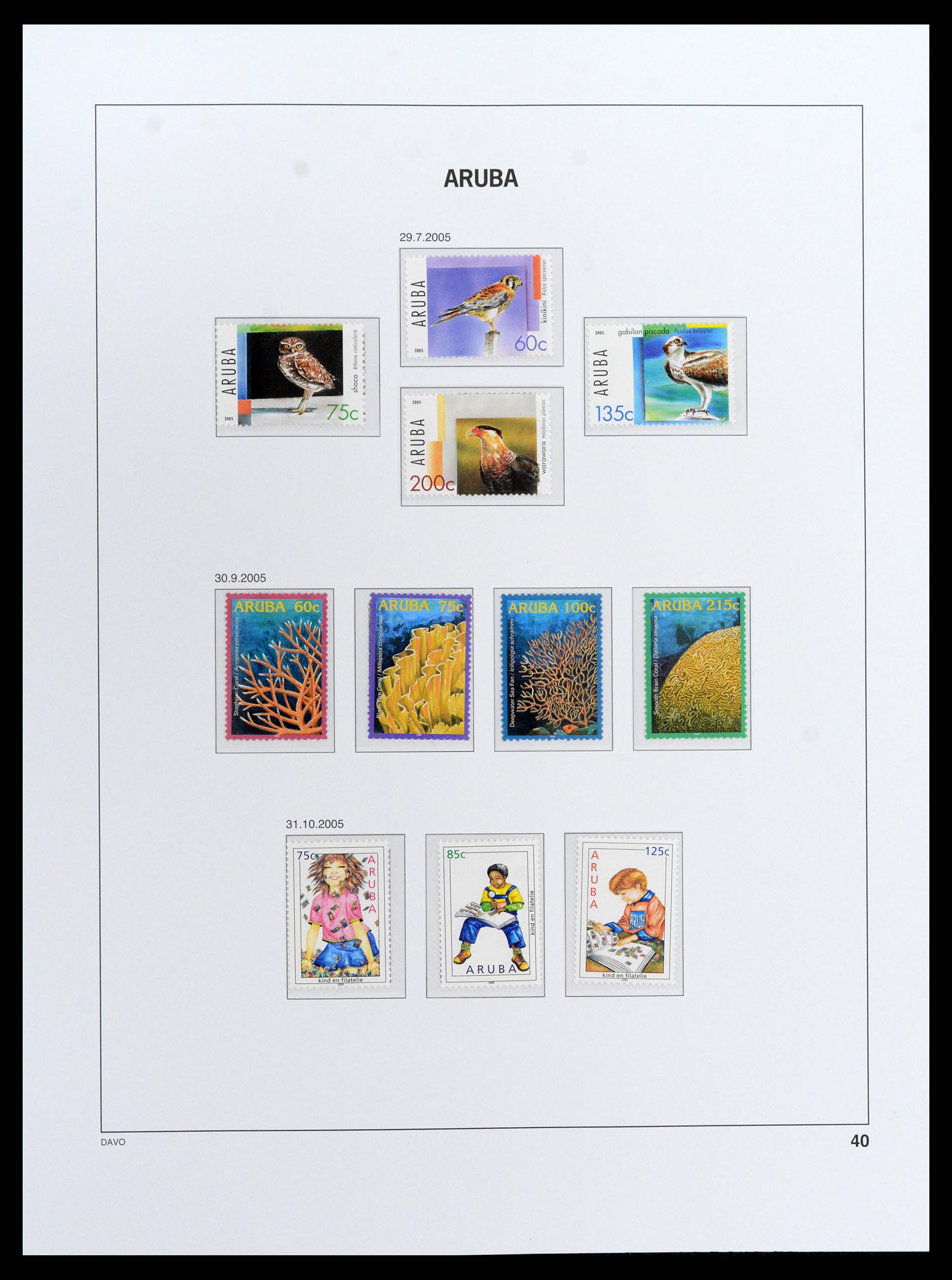 37841 042 - Postzegelverzameling 37841 Aruba 1986-2011.