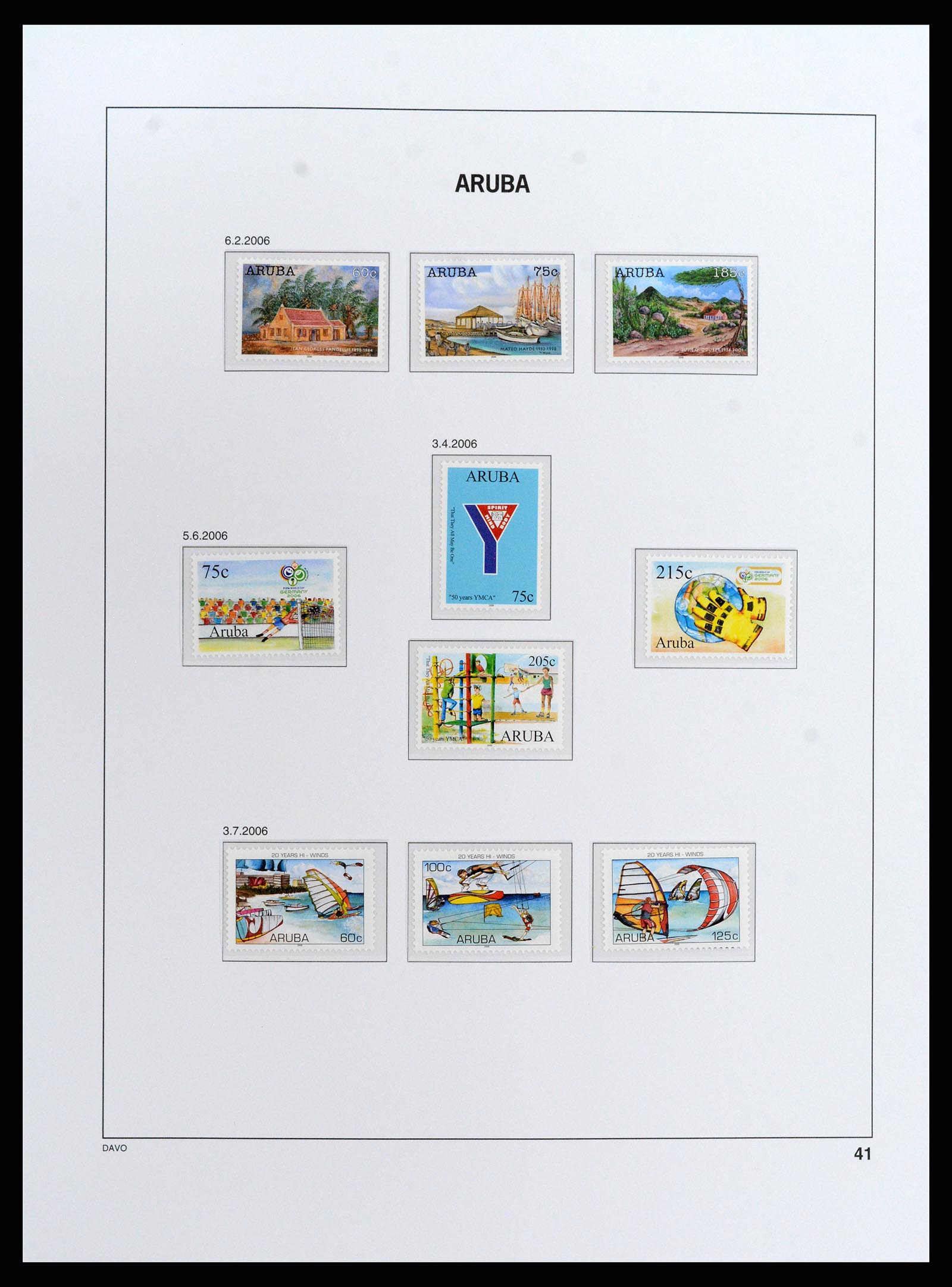 37841 044 - Postzegelverzameling 37841 Aruba 1986-2011.