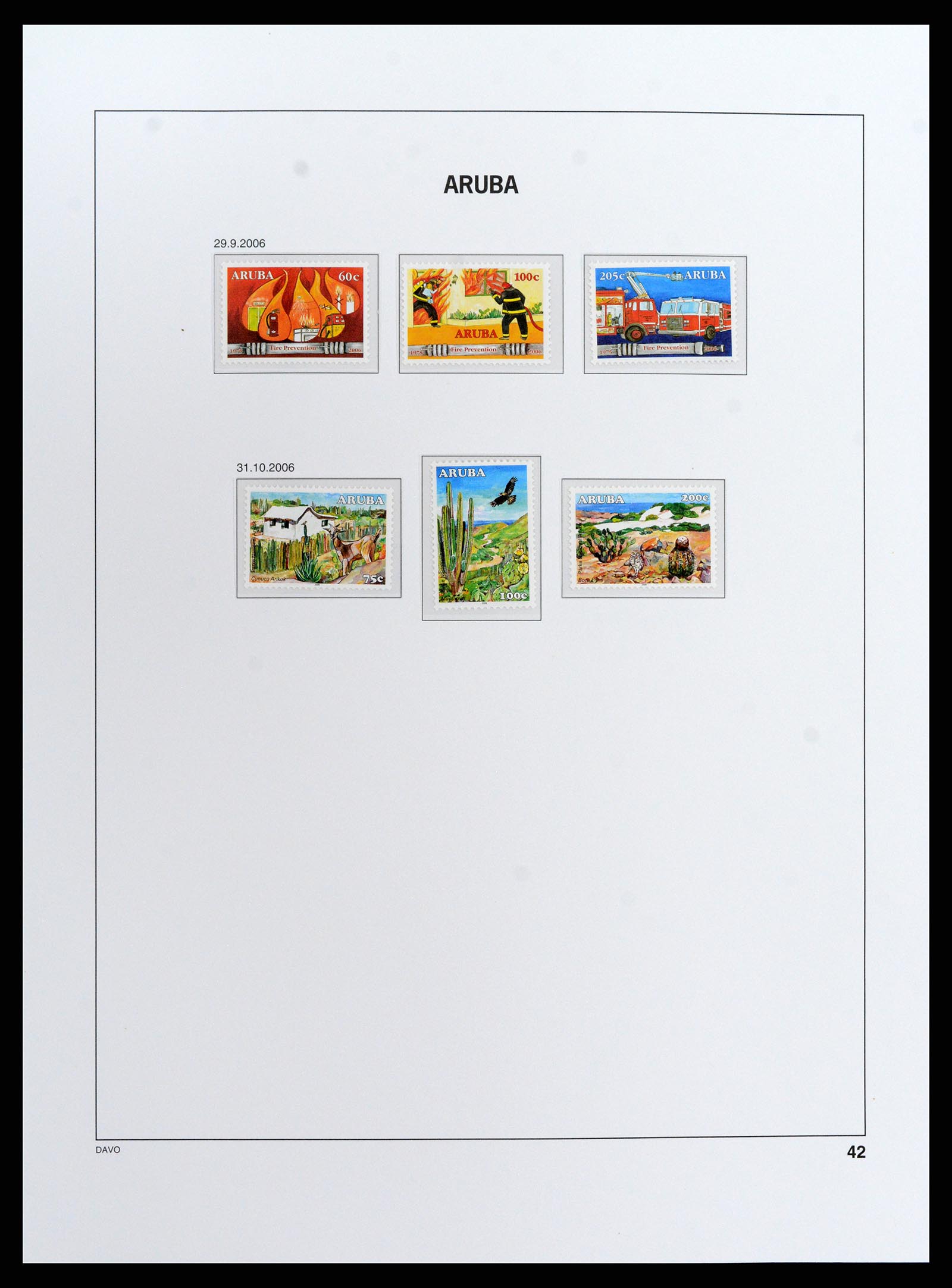 37841 045 - Postzegelverzameling 37841 Aruba 1986-2011.