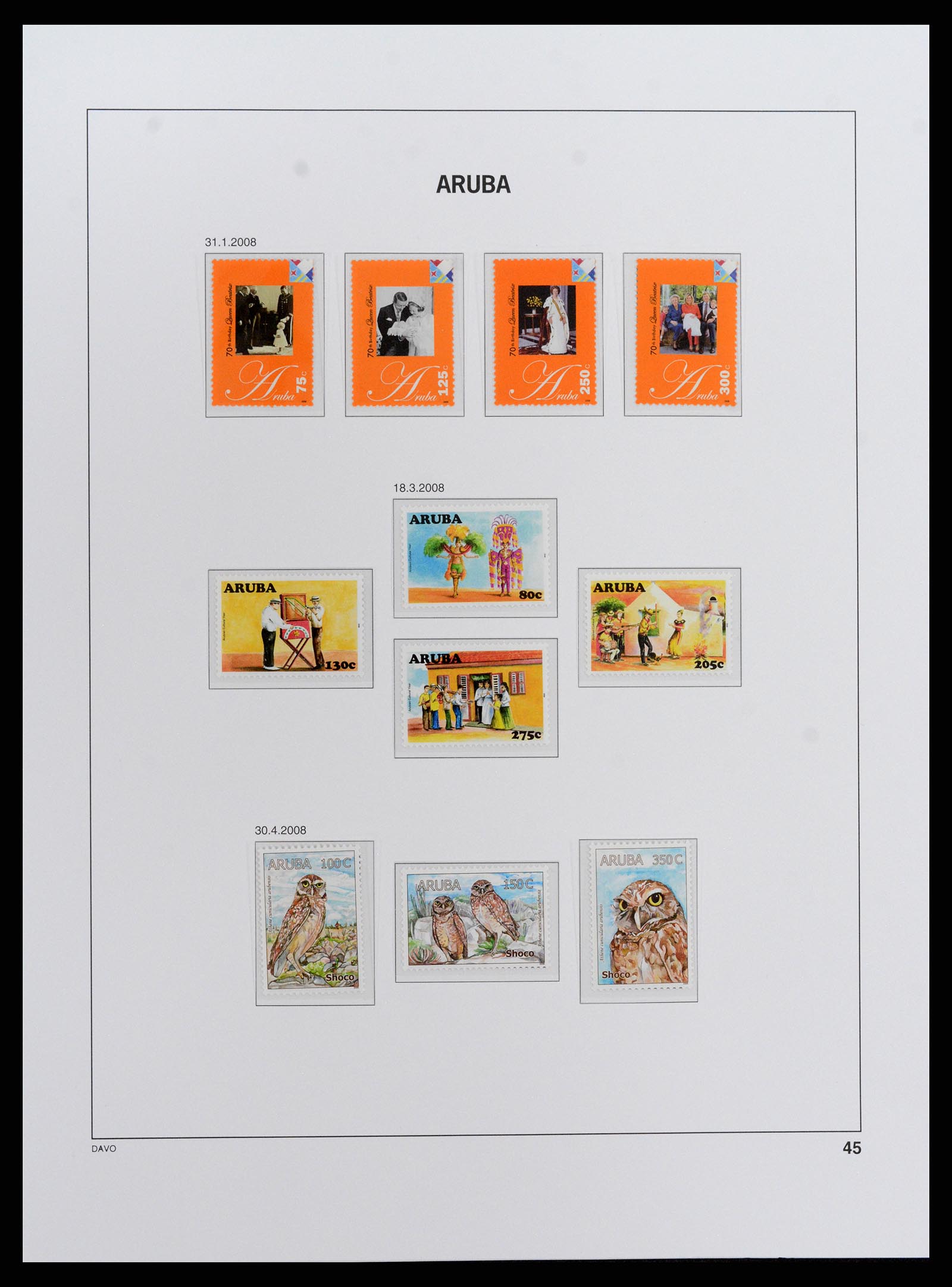 37841 050 - Postzegelverzameling 37841 Aruba 1986-2011.