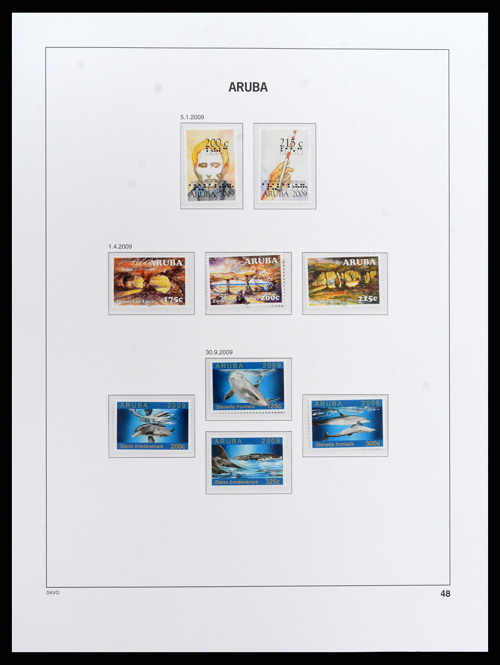 37841 054 - Postzegelverzameling 37841 Aruba 1986-2011.