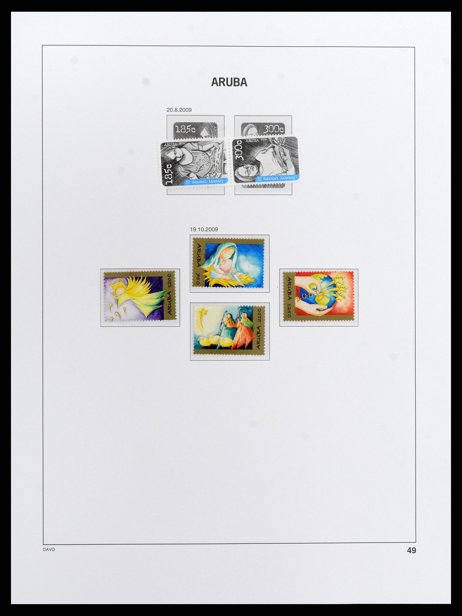 37841 055 - Postzegelverzameling 37841 Aruba 1986-2011.