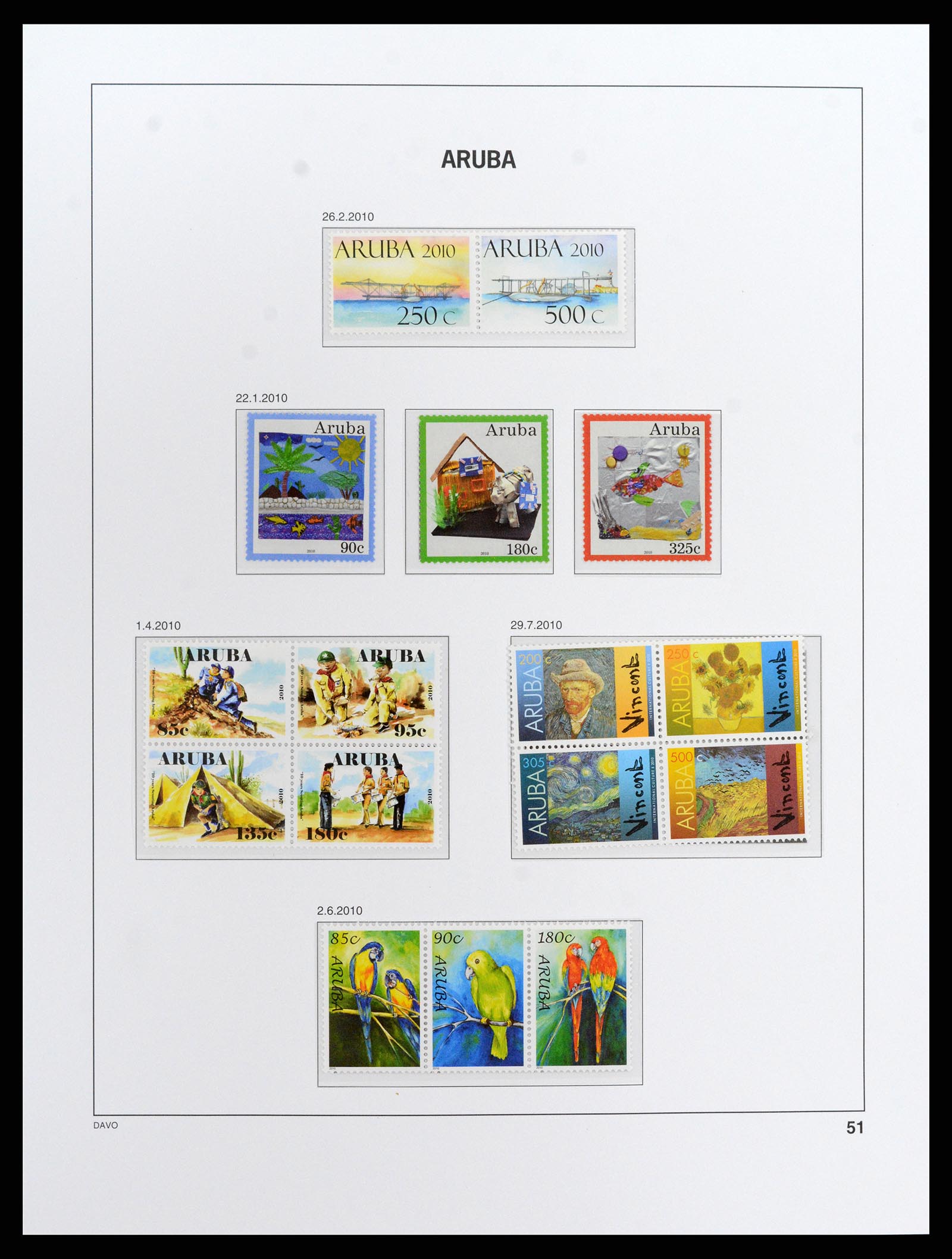 37841 059 - Postzegelverzameling 37841 Aruba 1986-2011.