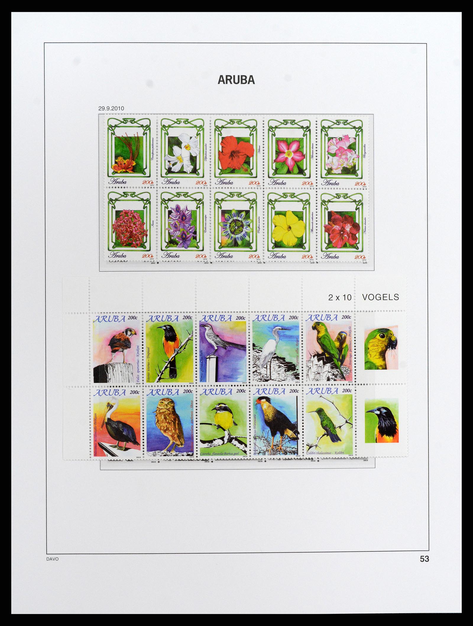 37841 061 - Postzegelverzameling 37841 Aruba 1986-2011.