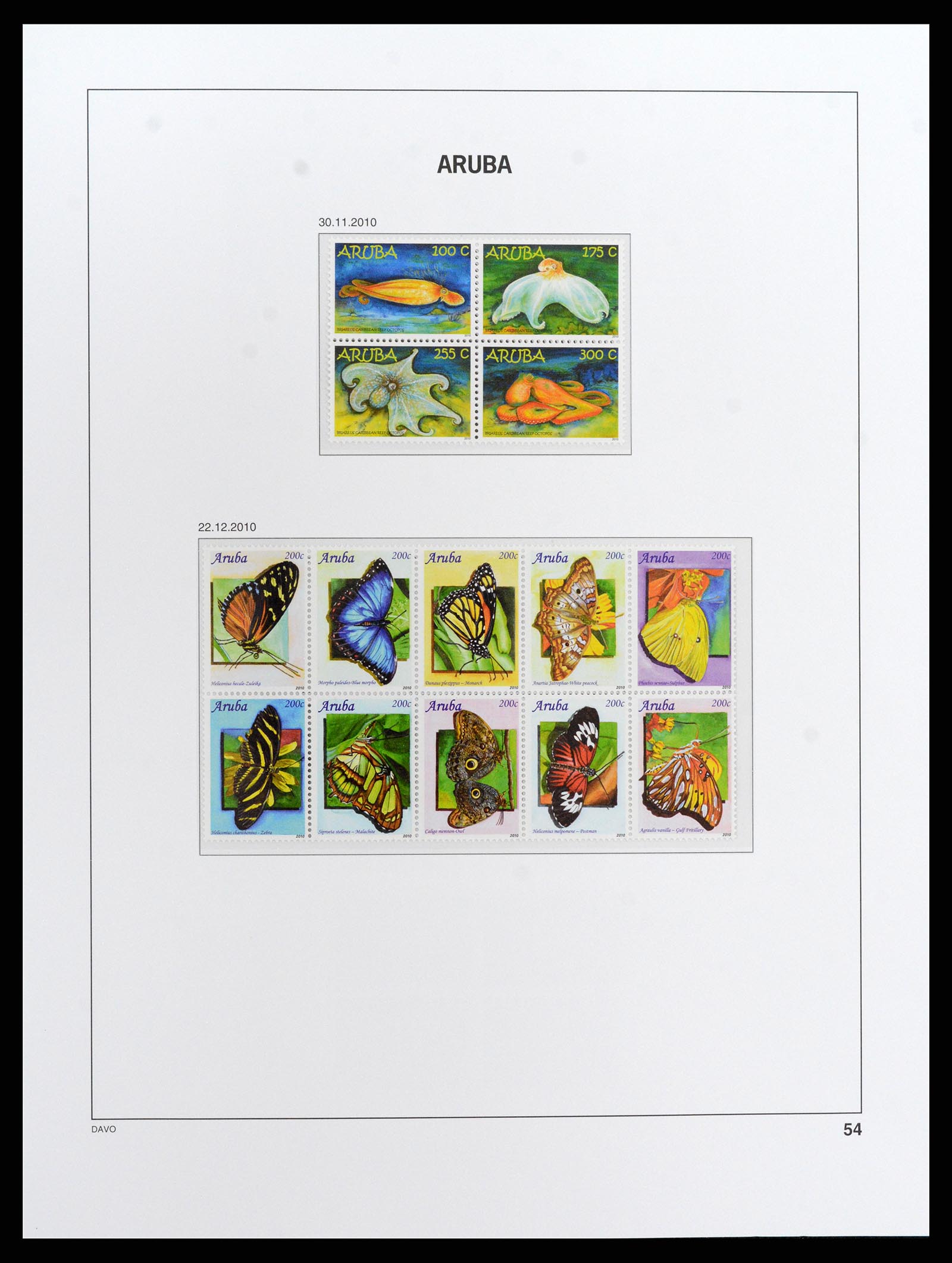 37841 062 - Postzegelverzameling 37841 Aruba 1986-2011.