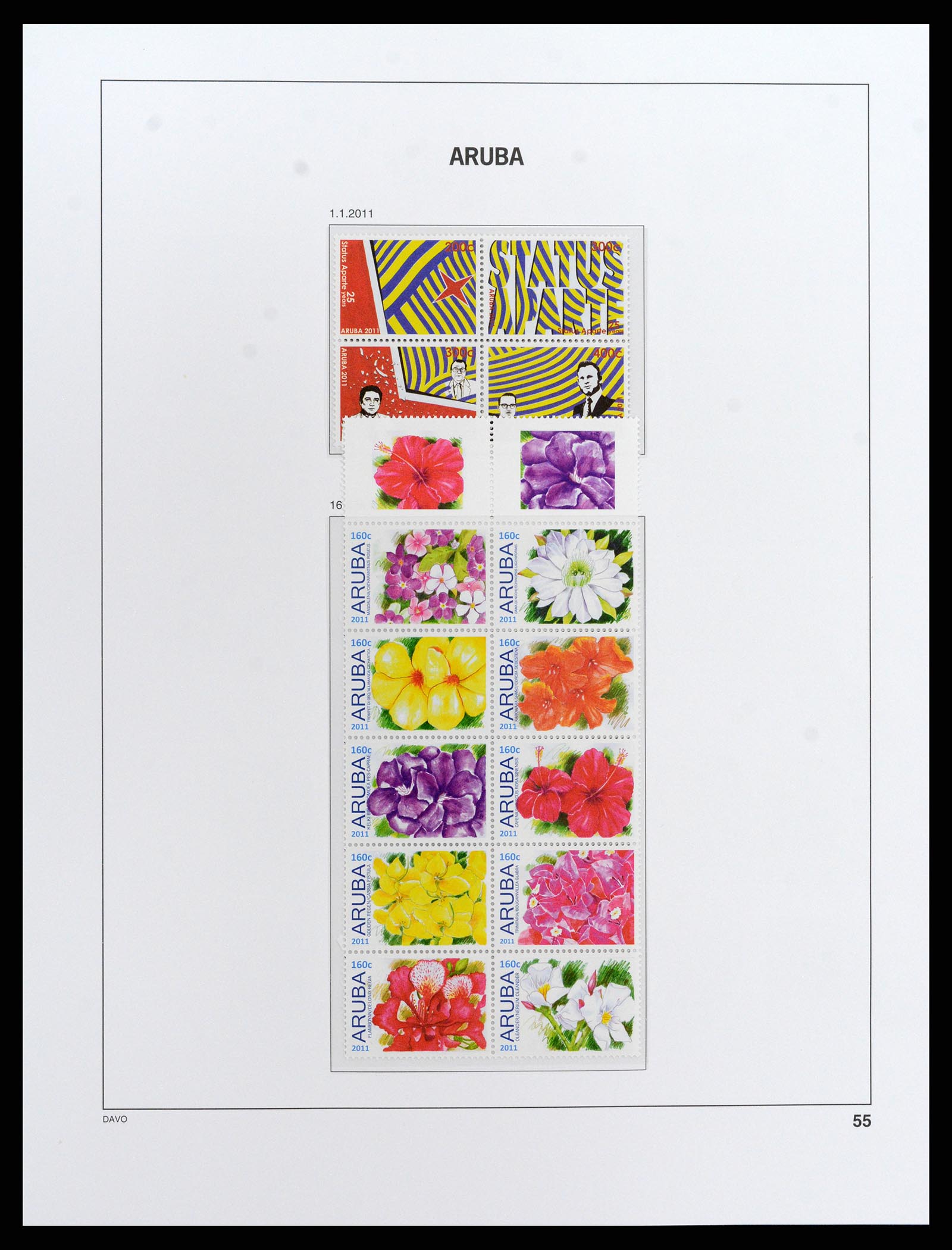 37841 067 - Postzegelverzameling 37841 Aruba 1986-2011.