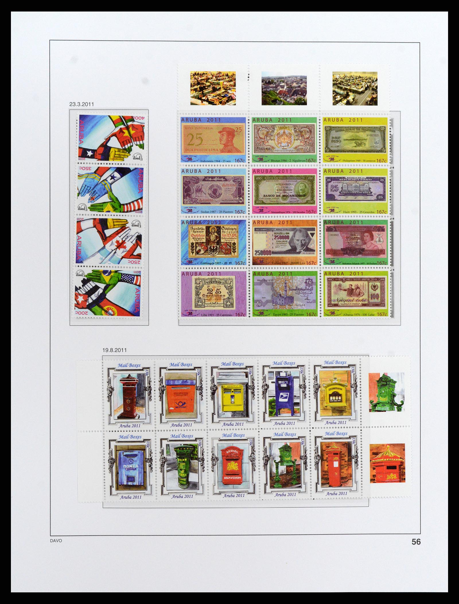 37841 068 - Postzegelverzameling 37841 Aruba 1986-2011.