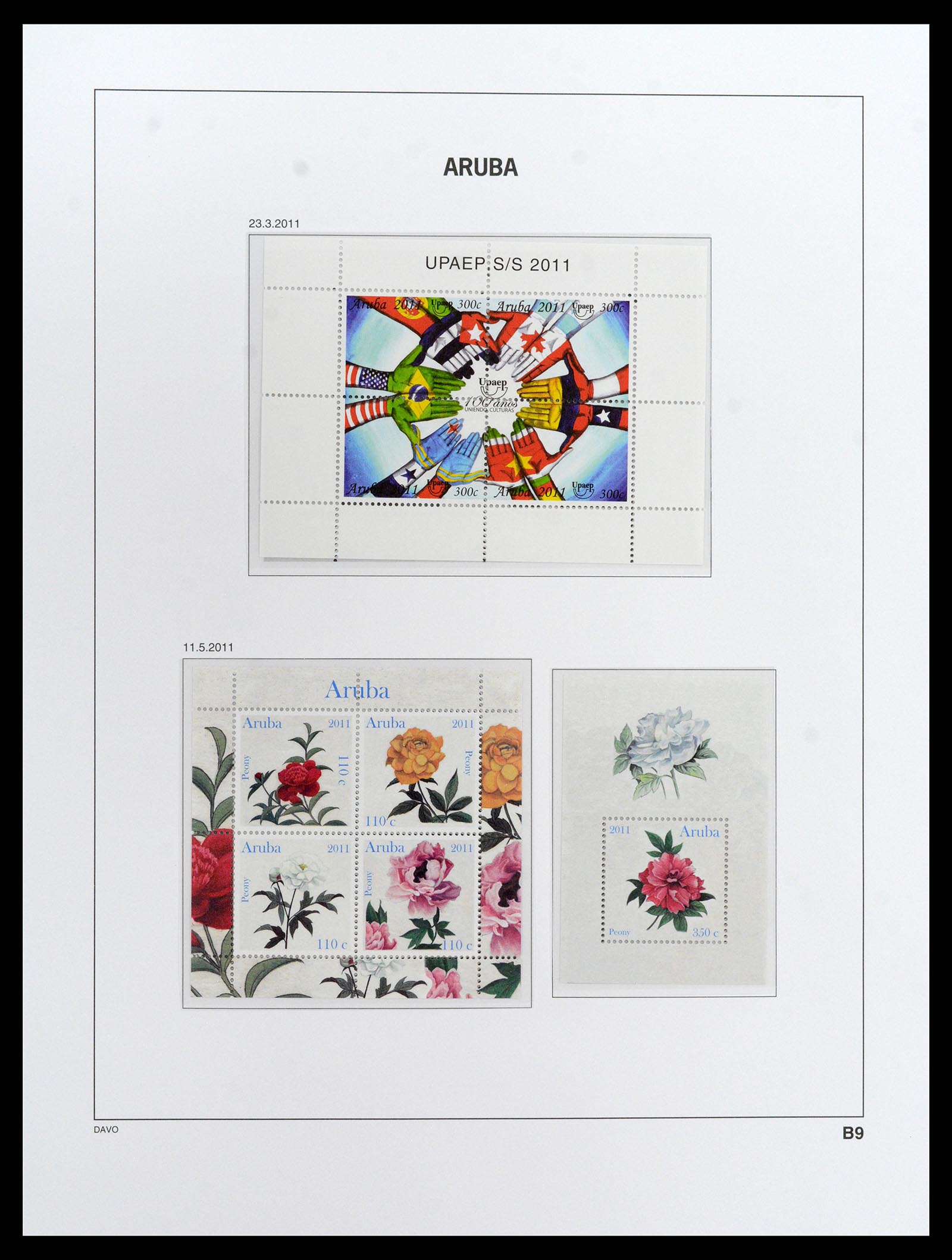 37841 071 - Postzegelverzameling 37841 Aruba 1986-2011.