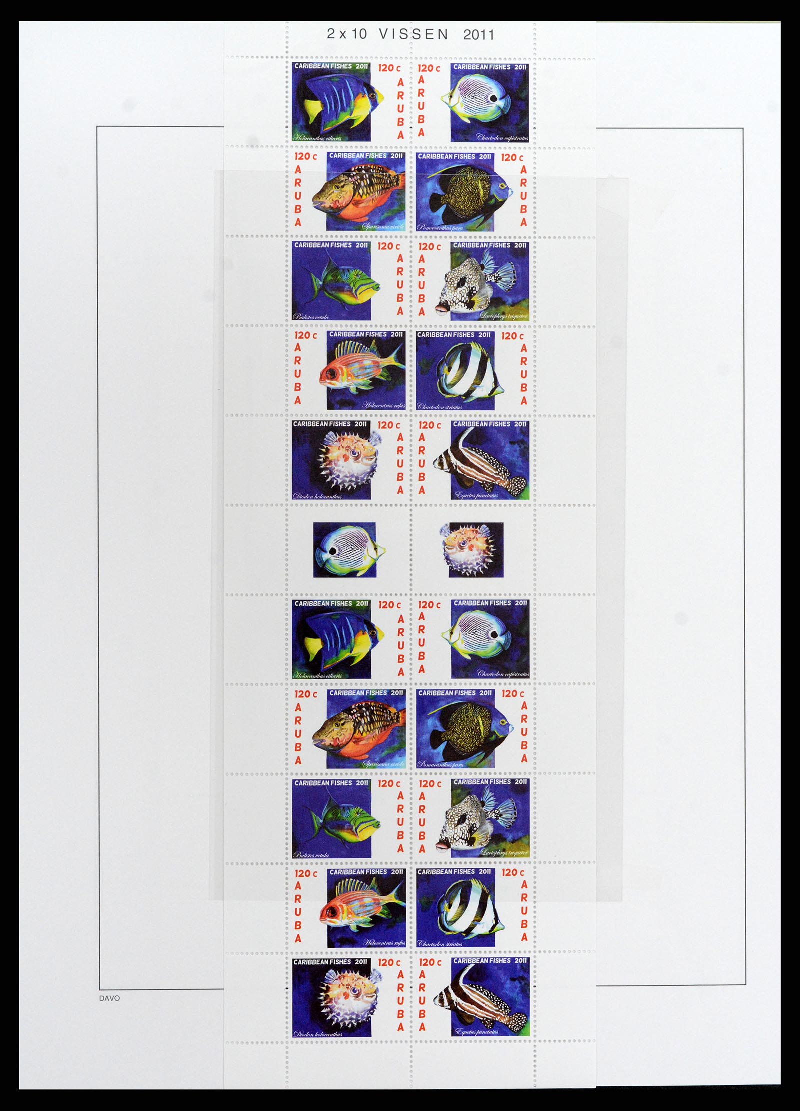 37841 077 - Postzegelverzameling 37841 Aruba 1986-2011.