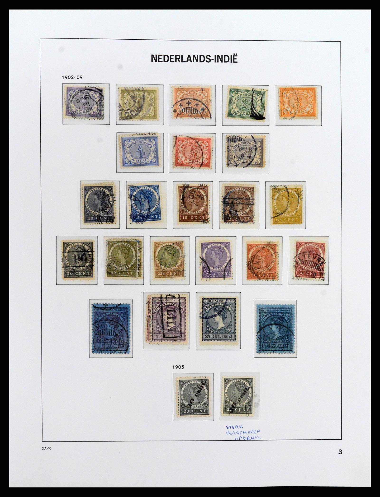 37842 003 - Postzegelverzameling 37842 Nederlands Indië 1864-1948.