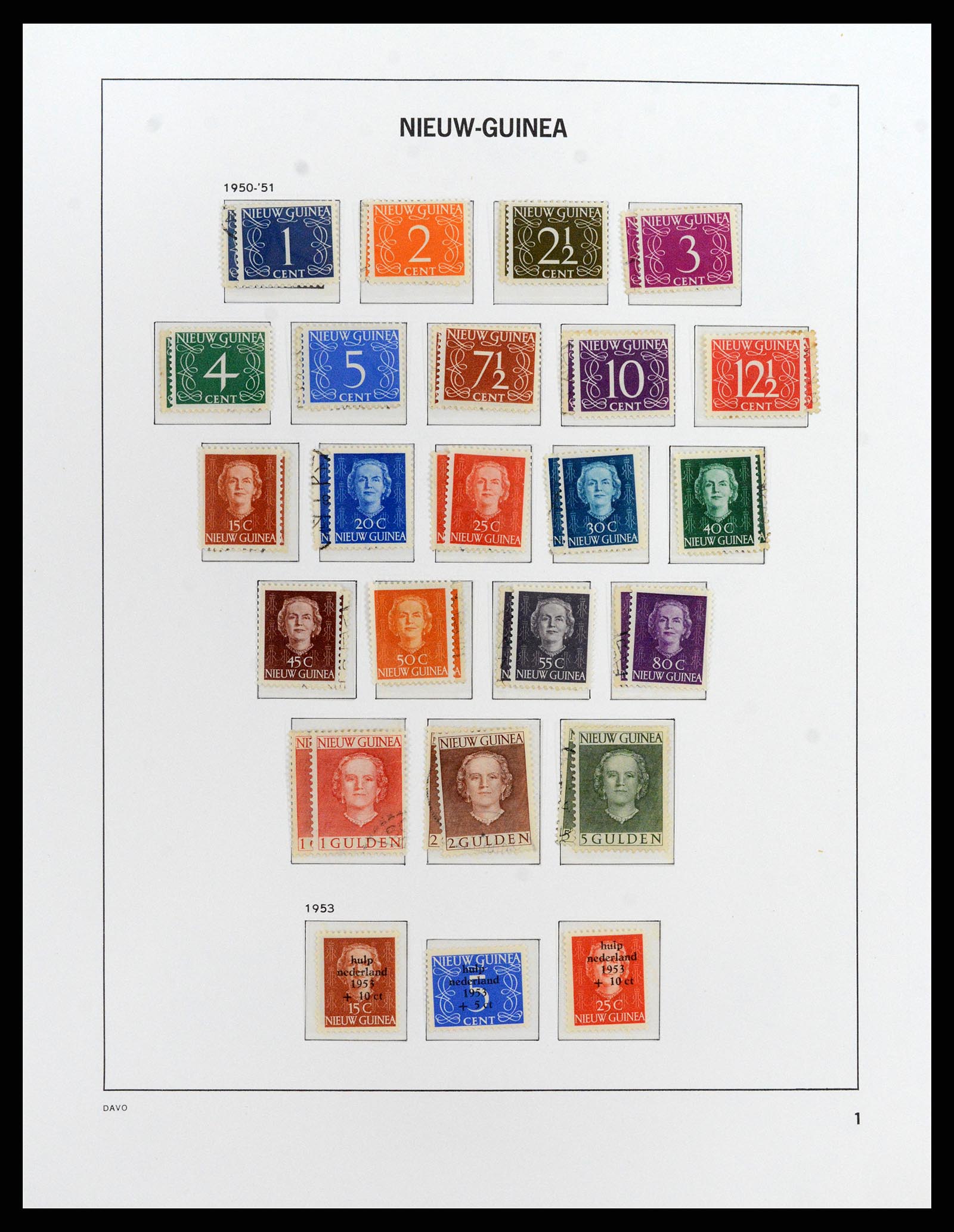 37842 035 - Postzegelverzameling 37842 Nederlands Indië 1864-1948.