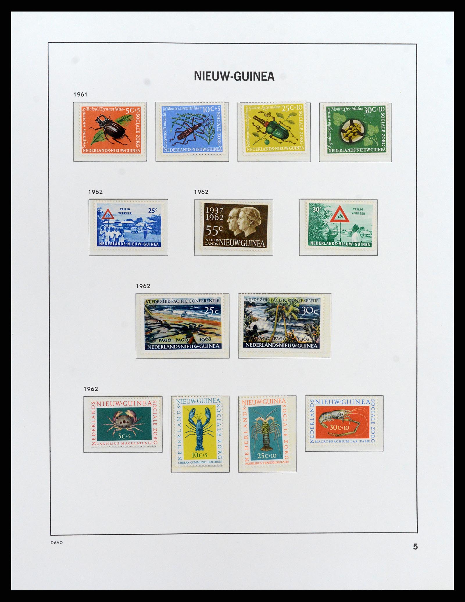 37842 039 - Postzegelverzameling 37842 Nederlands Indië 1864-1948.