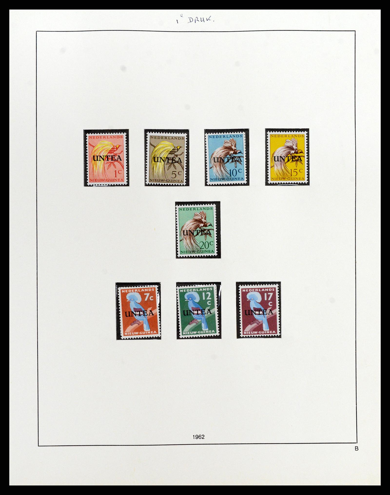 37842 041 - Postzegelverzameling 37842 Nederlands Indië 1864-1948.