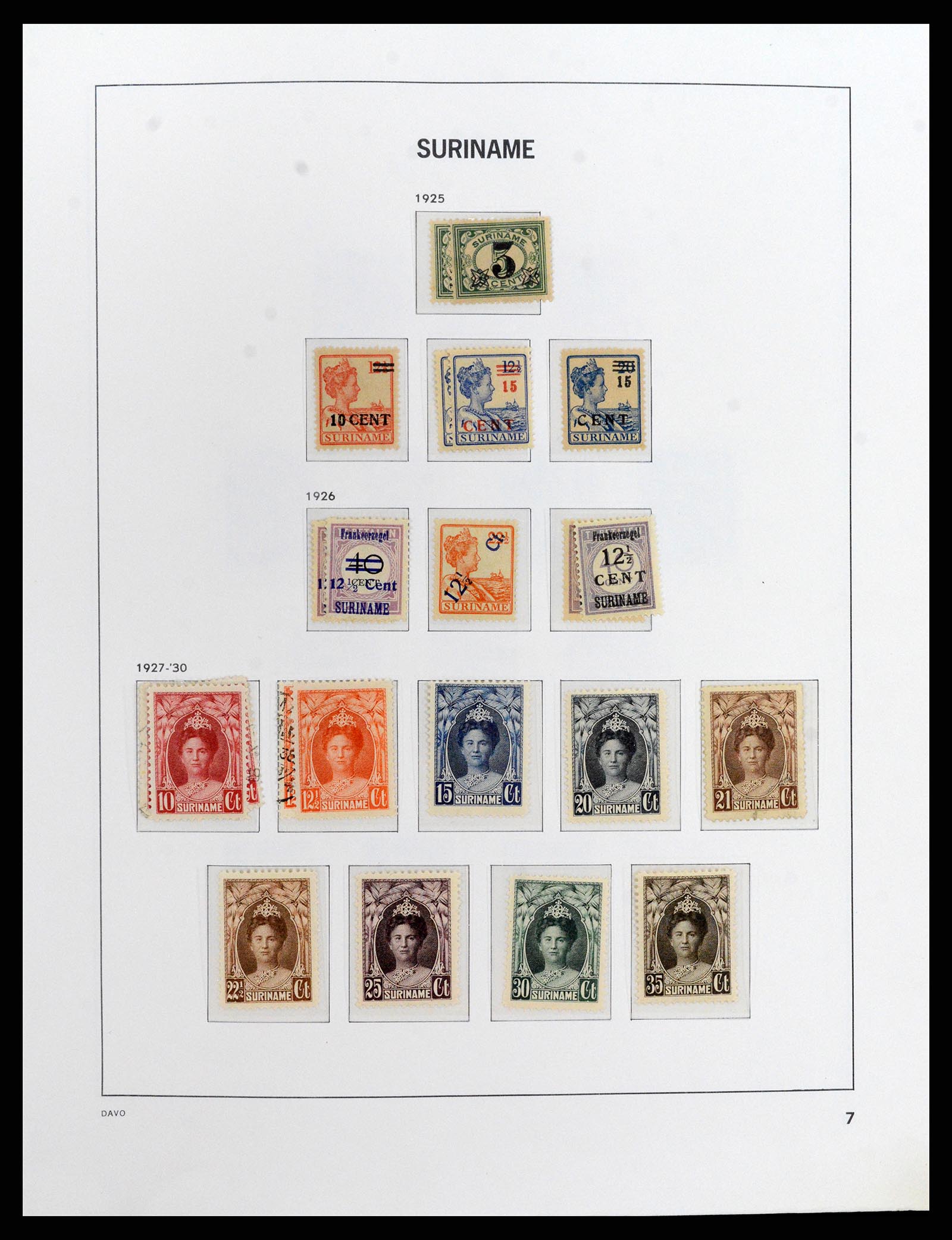 37843 008 - Postzegelverzameling 37843 Suriname 1873-2008.