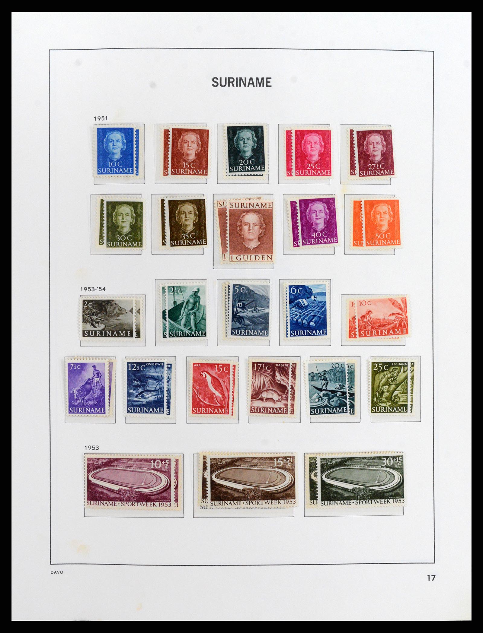37843 018 - Postzegelverzameling 37843 Suriname 1873-2008.