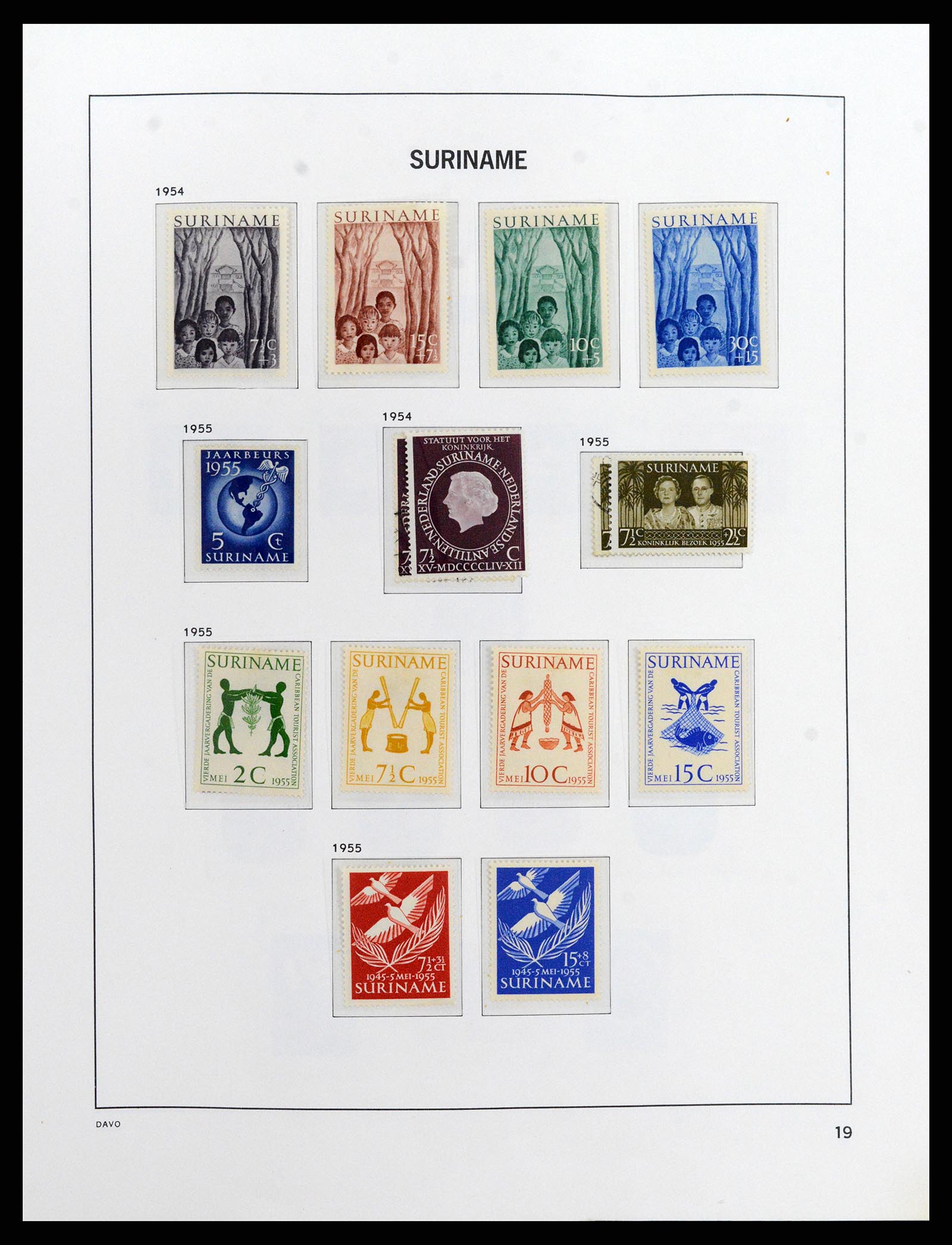37843 020 - Postzegelverzameling 37843 Suriname 1873-2008.