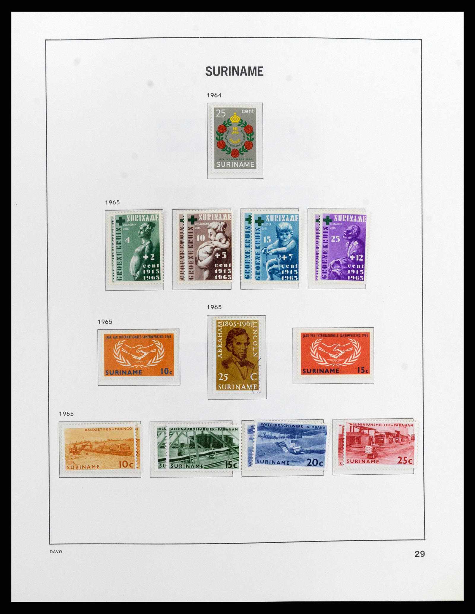37843 032 - Stamp Collection 37843 Suriname 1873-2008.
