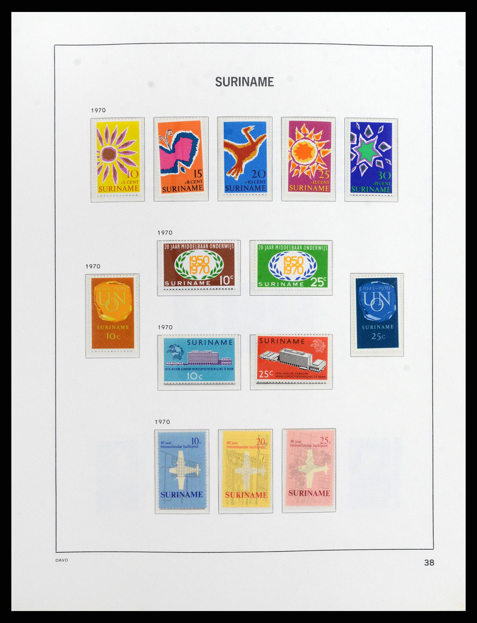37843 042 - Postzegelverzameling 37843 Suriname 1873-2008.