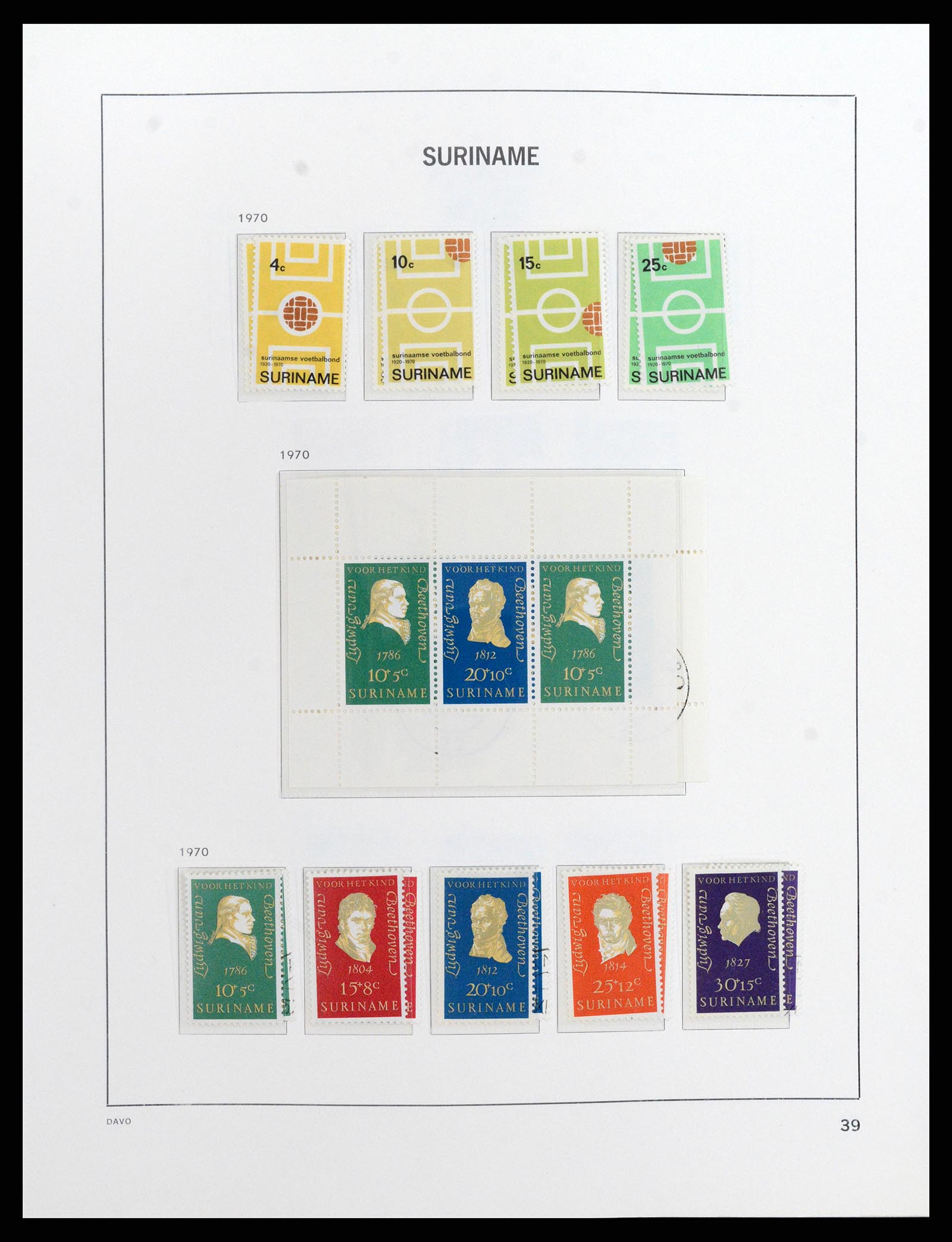 37843 043 - Postzegelverzameling 37843 Suriname 1873-2008.