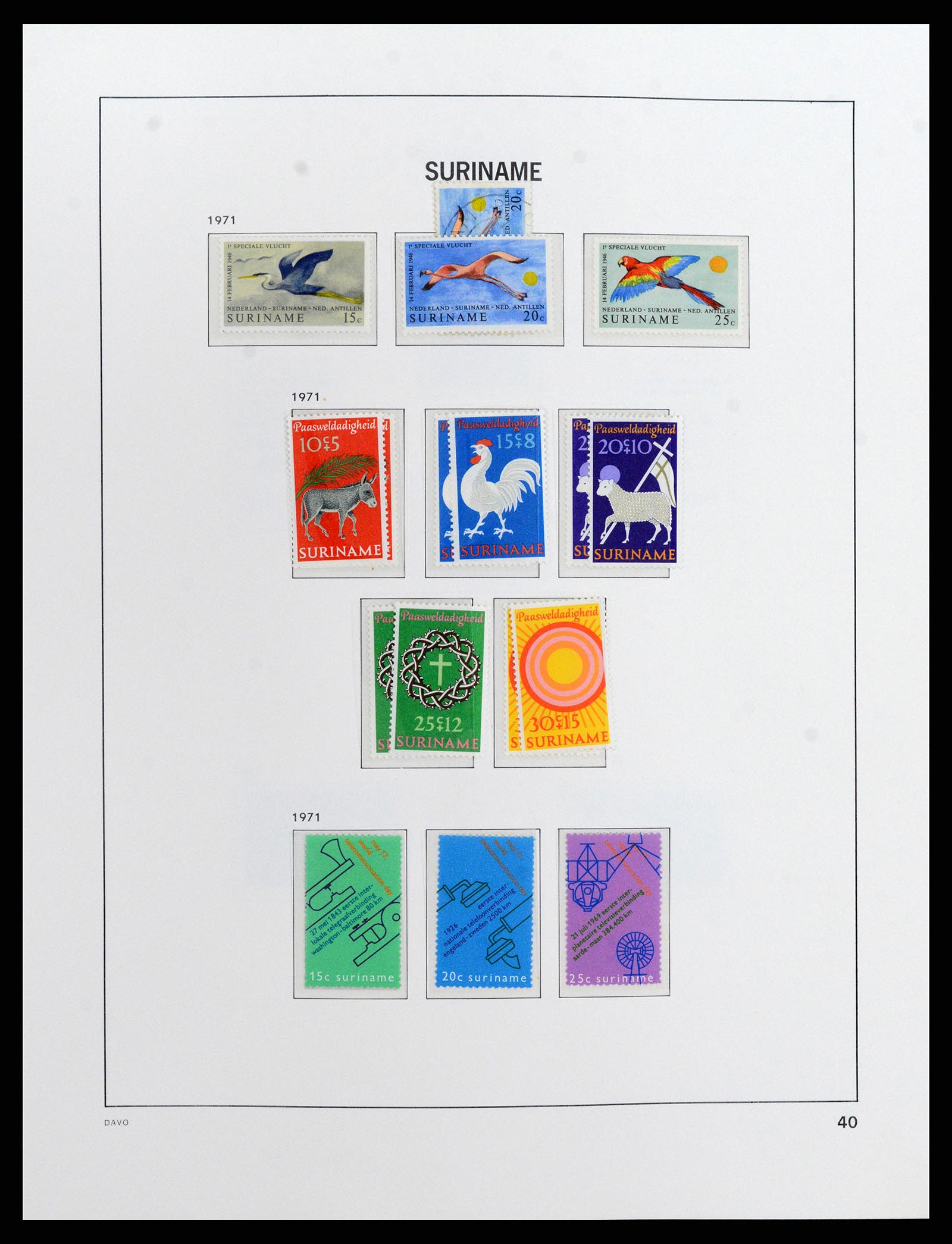 37843 044 - Postzegelverzameling 37843 Suriname 1873-2008.