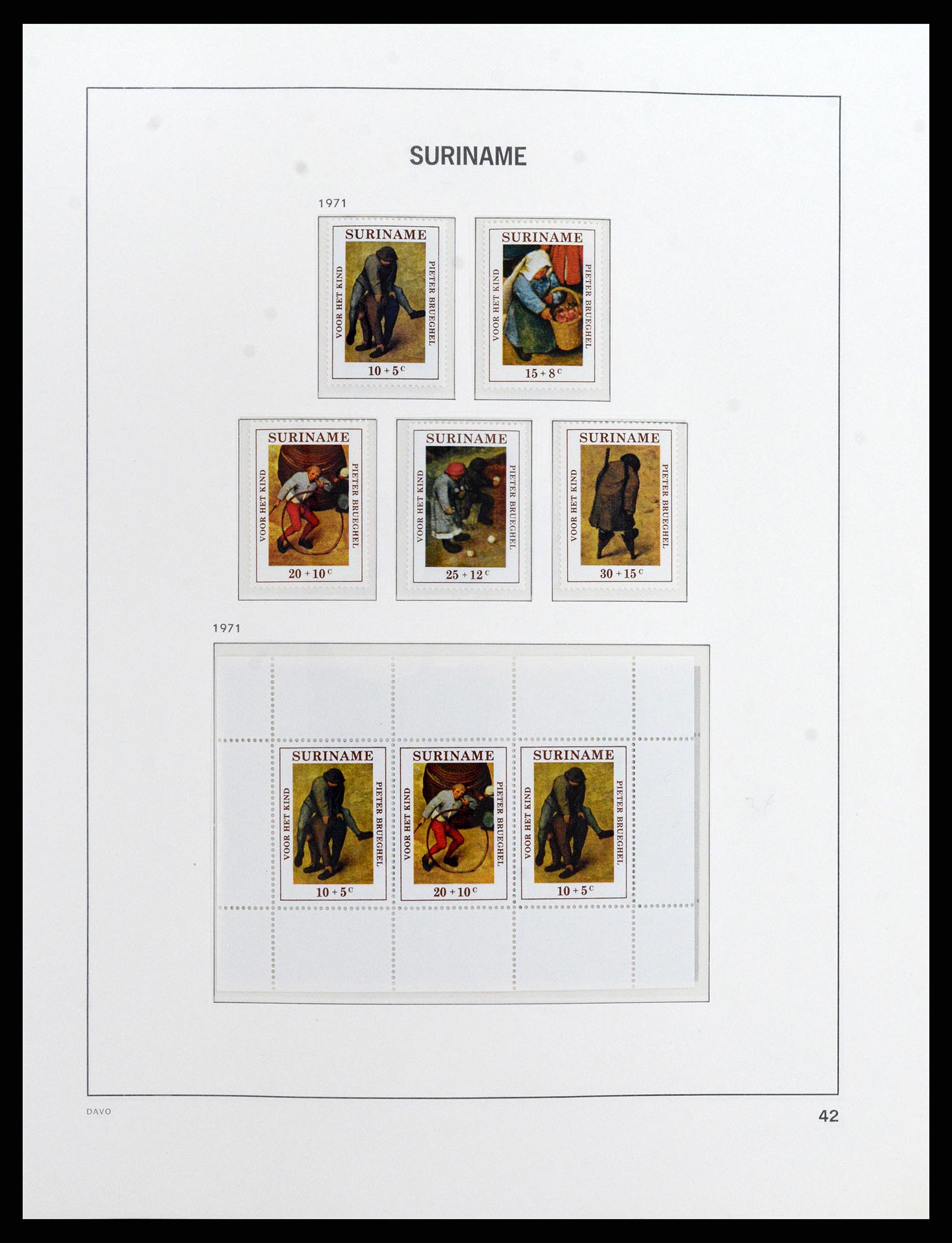 37843 046 - Postzegelverzameling 37843 Suriname 1873-2008.