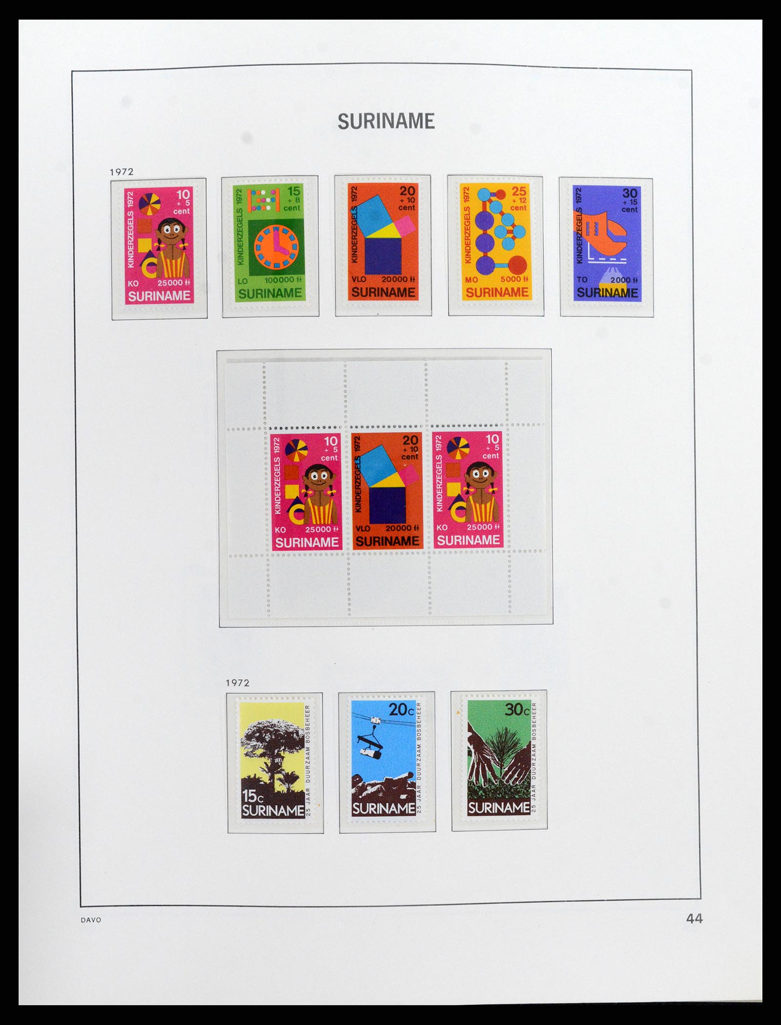 37843 048 - Postzegelverzameling 37843 Suriname 1873-2008.