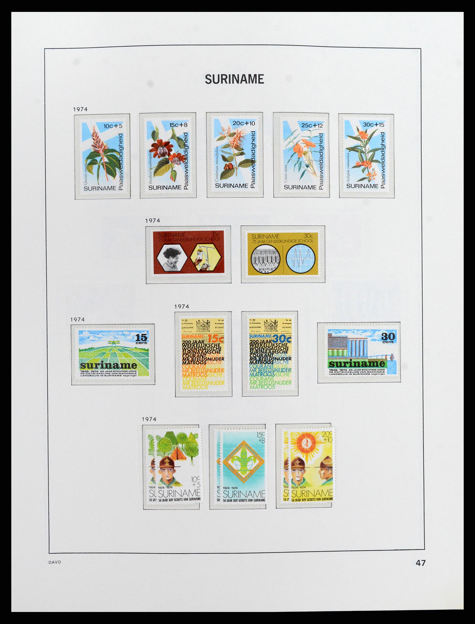 37843 051 - Postzegelverzameling 37843 Suriname 1873-2008.