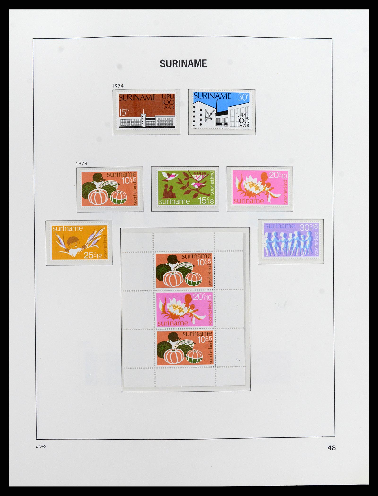 37843 052 - Postzegelverzameling 37843 Suriname 1873-2008.