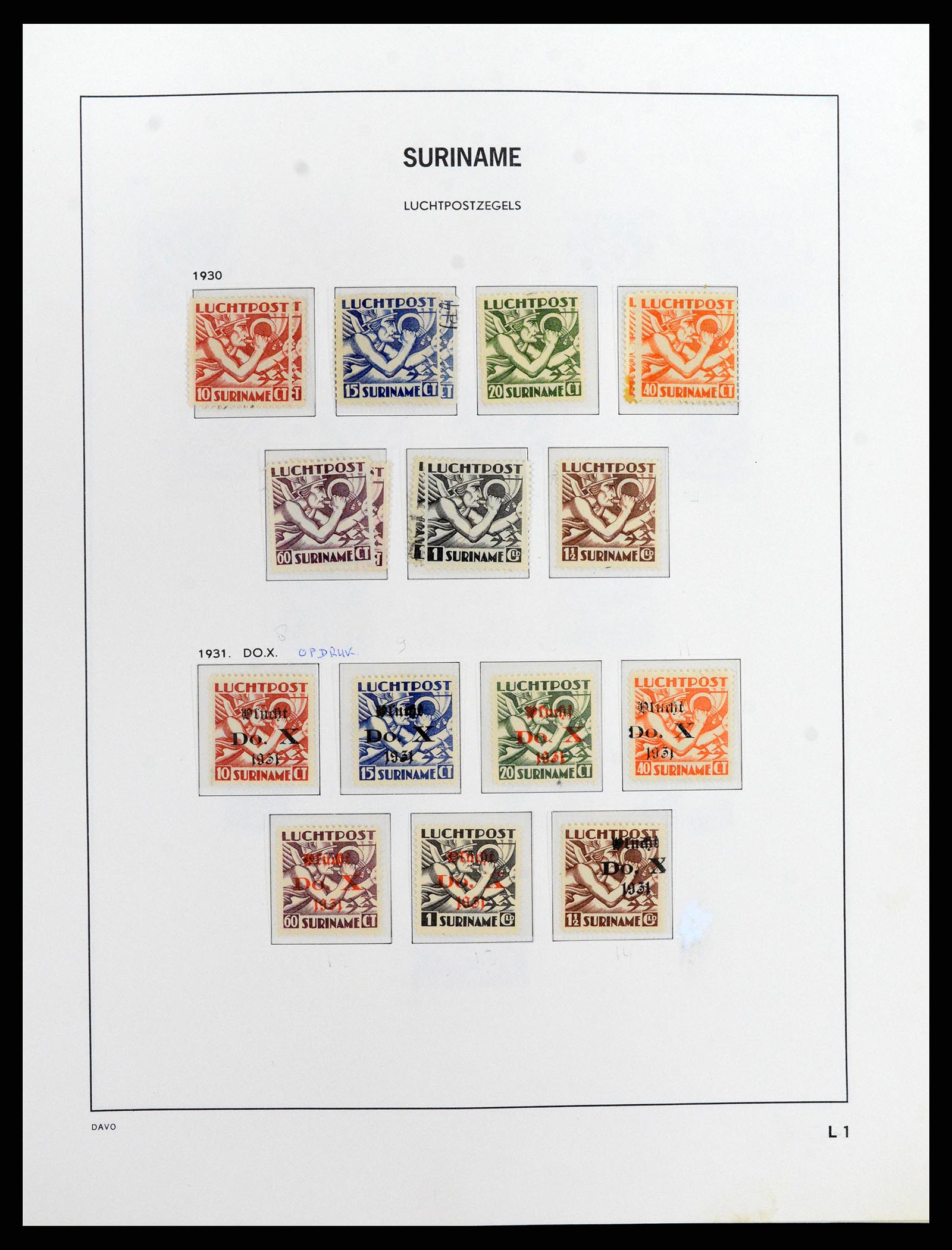 37843 055 - Postzegelverzameling 37843 Suriname 1873-2008.
