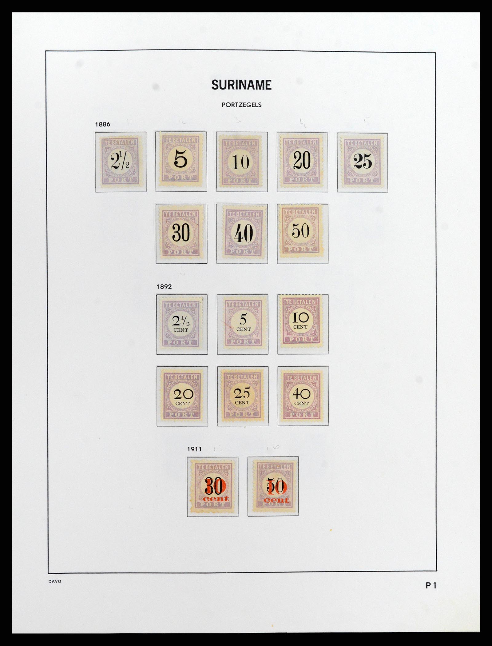 37843 059 - Stamp Collection 37843 Suriname 1873-2008.