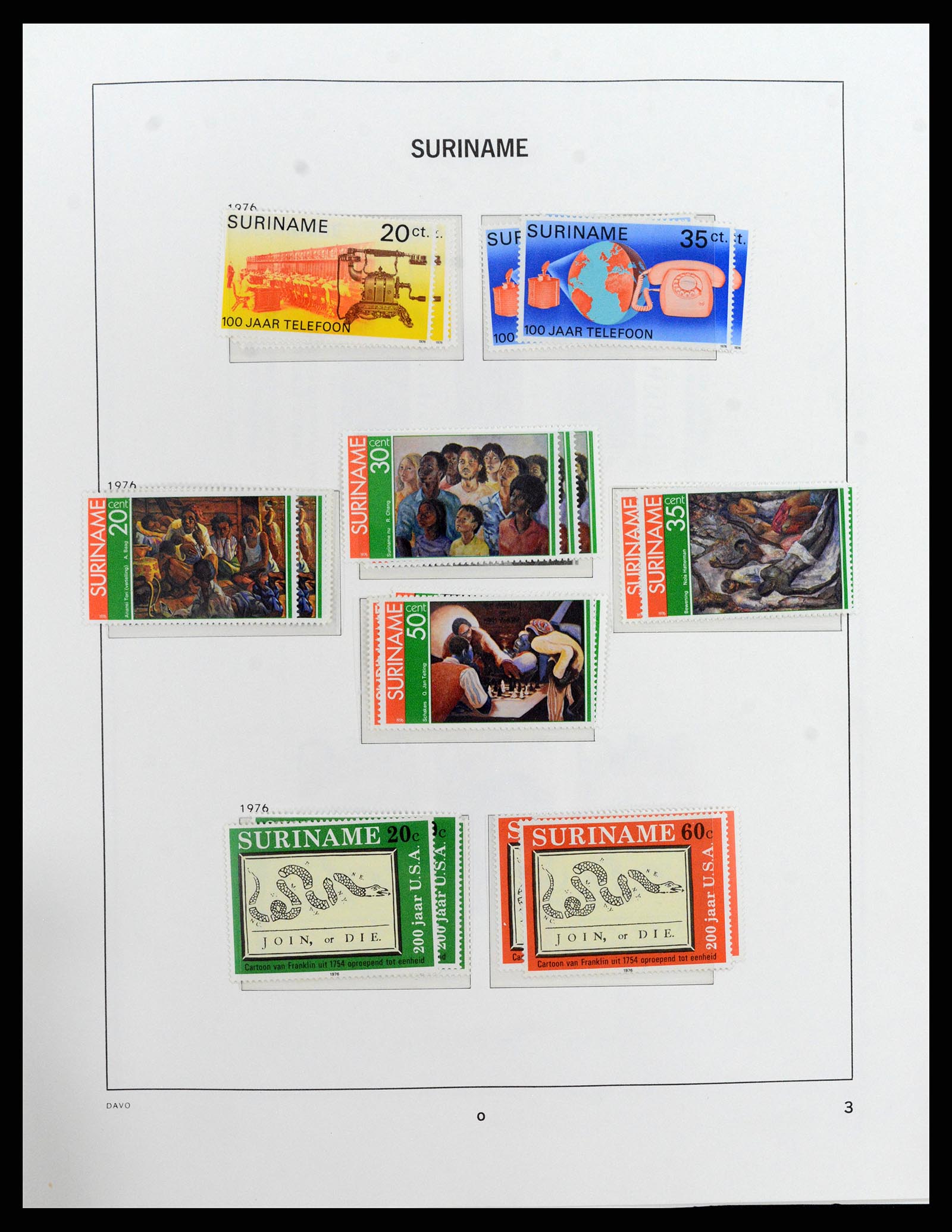 37843 069 - Stamp Collection 37843 Suriname 1873-2008.