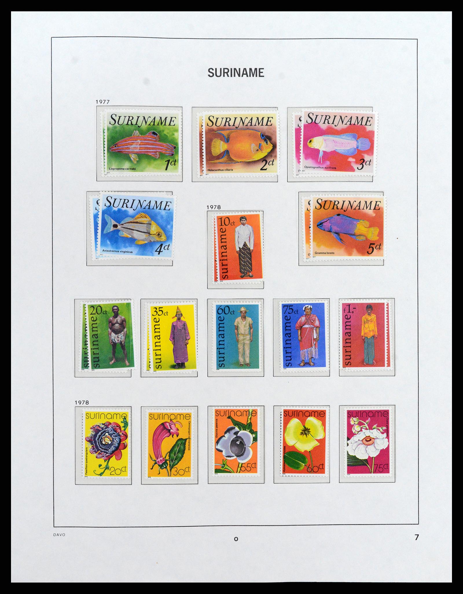 37843 079 - Stamp Collection 37843 Suriname 1873-2008.