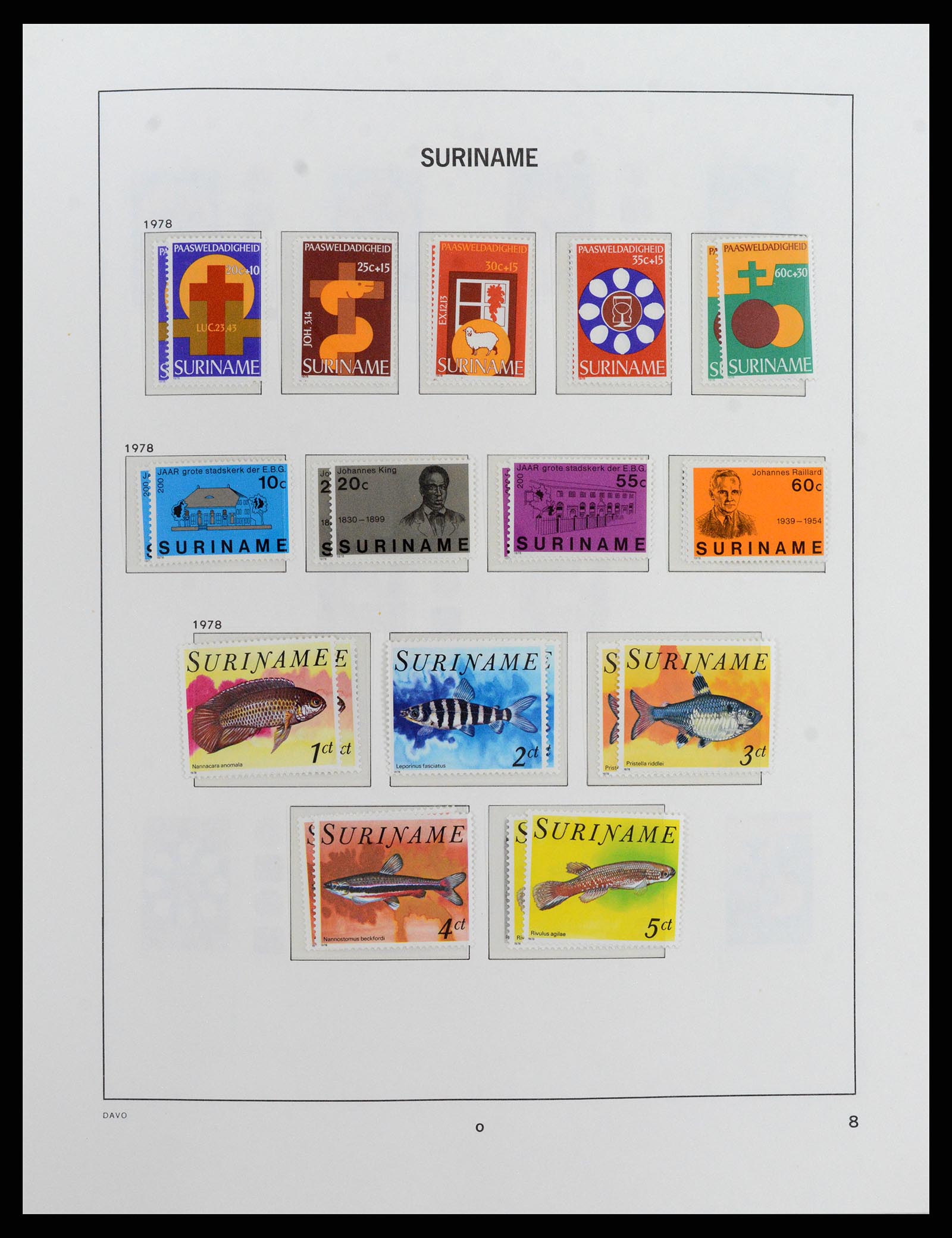 37843 081 - Stamp Collection 37843 Suriname 1873-2008.