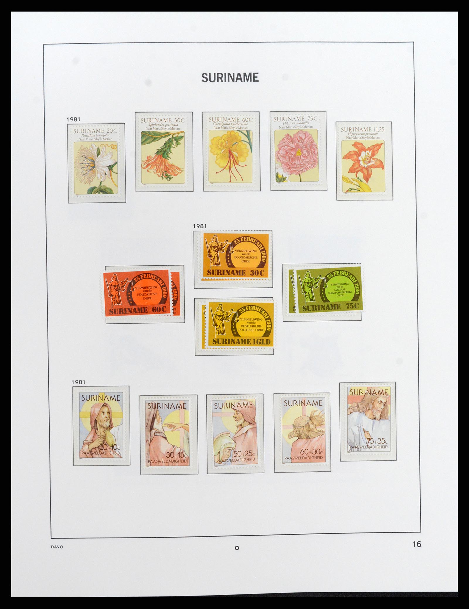 37843 096 - Stamp Collection 37843 Suriname 1873-2008.