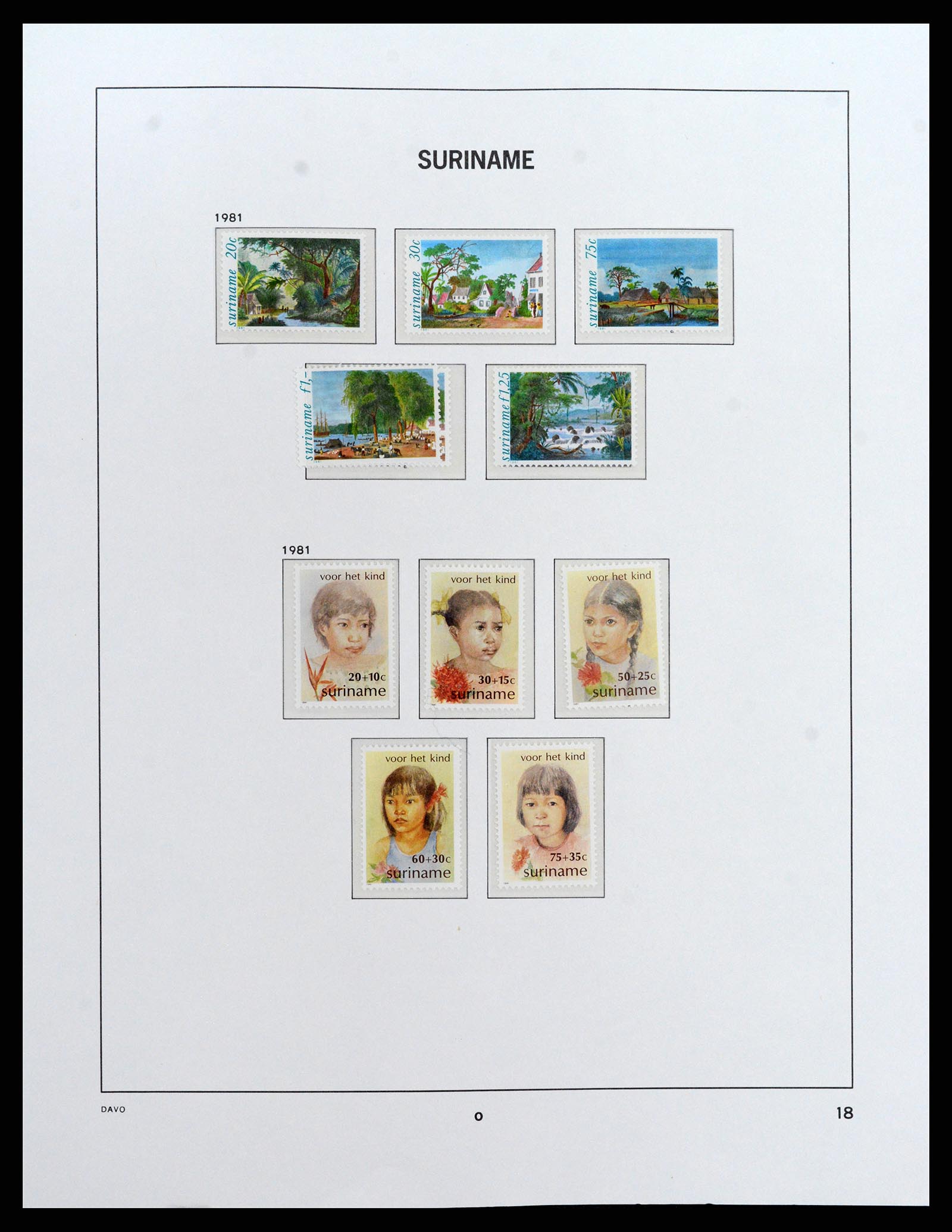 37843 098 - Stamp Collection 37843 Suriname 1873-2008.