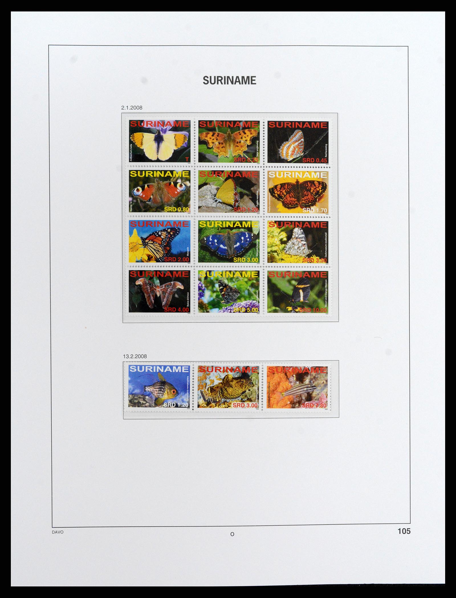 37843 237 - Stamp Collection 37843 Suriname 1873-2008.