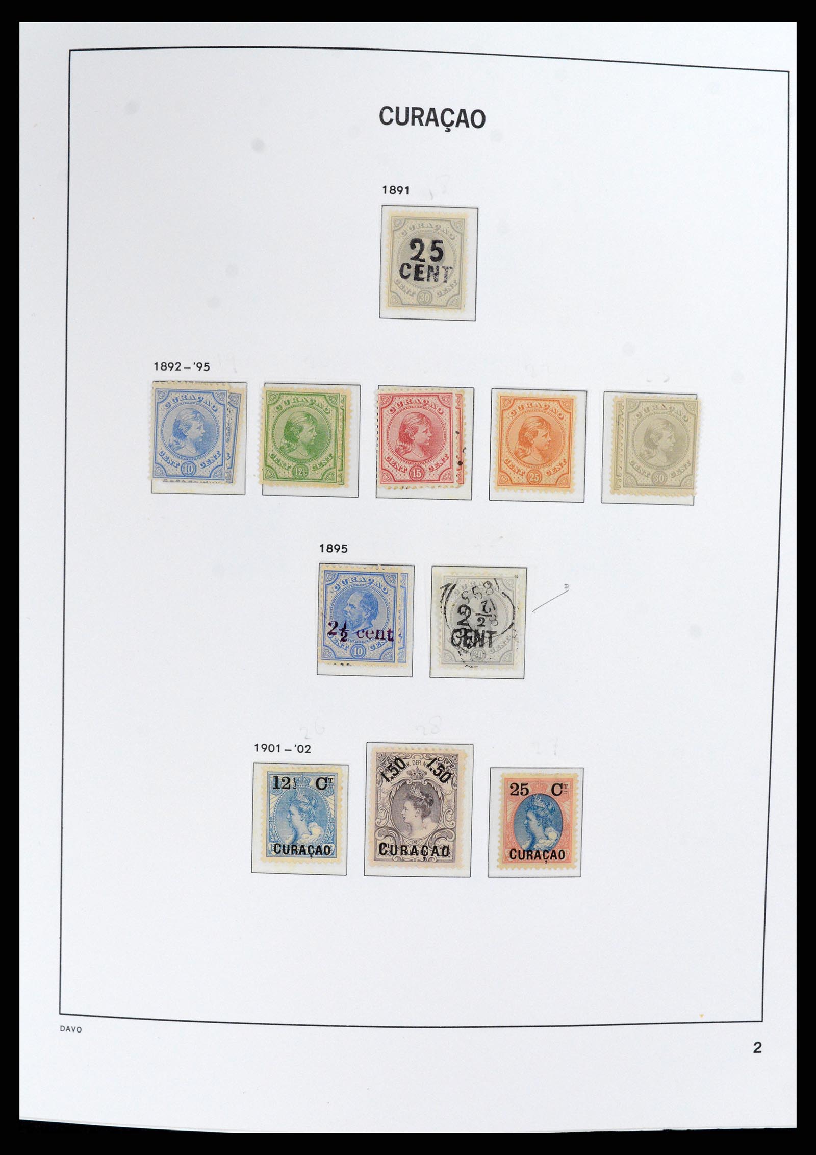 37844 002 - Stamp Collection 37844 Curaçao/Antilles 1873-2010.