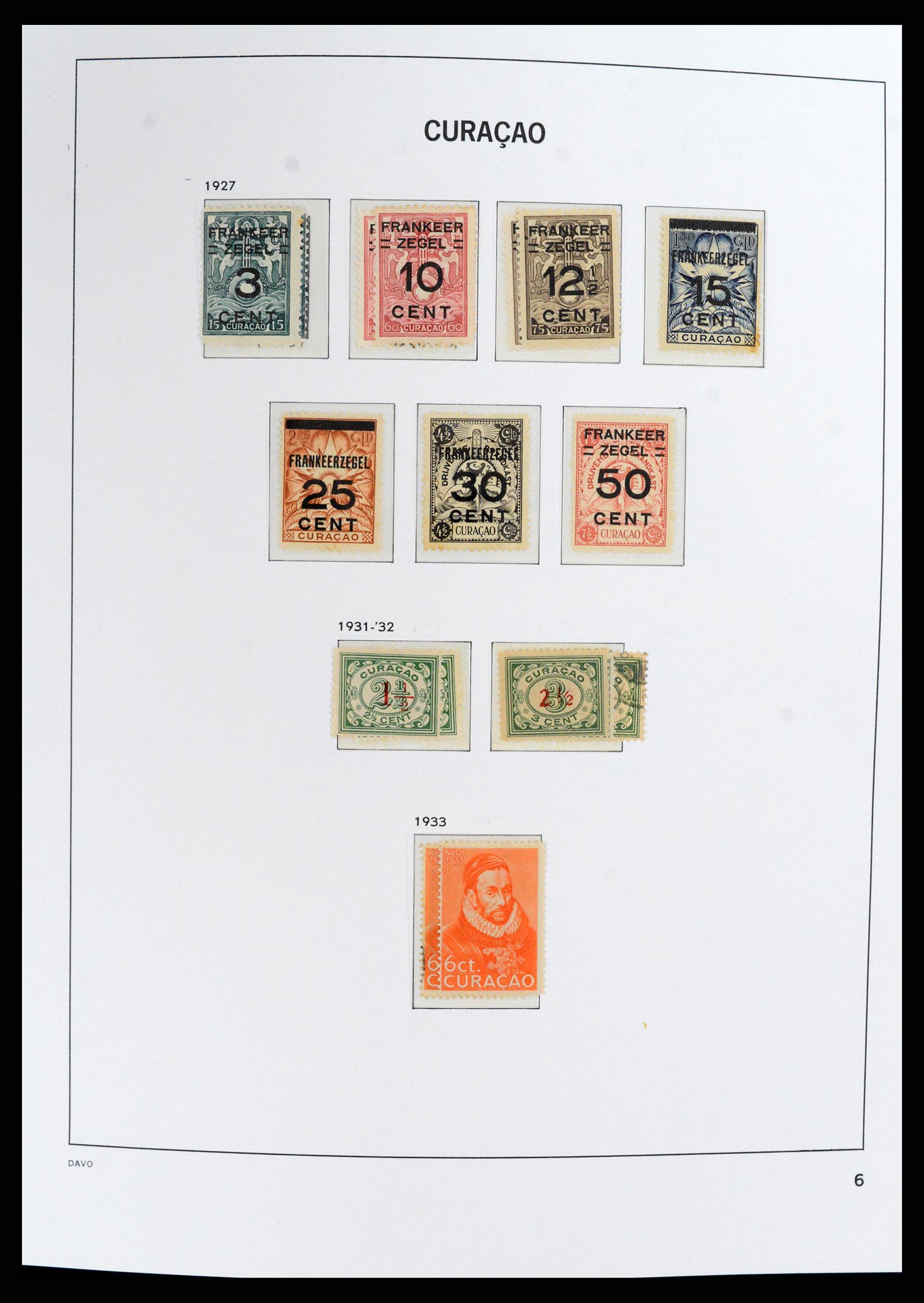 37844 006 - Stamp Collection 37844 Curaçao/Antilles 1873-2010.