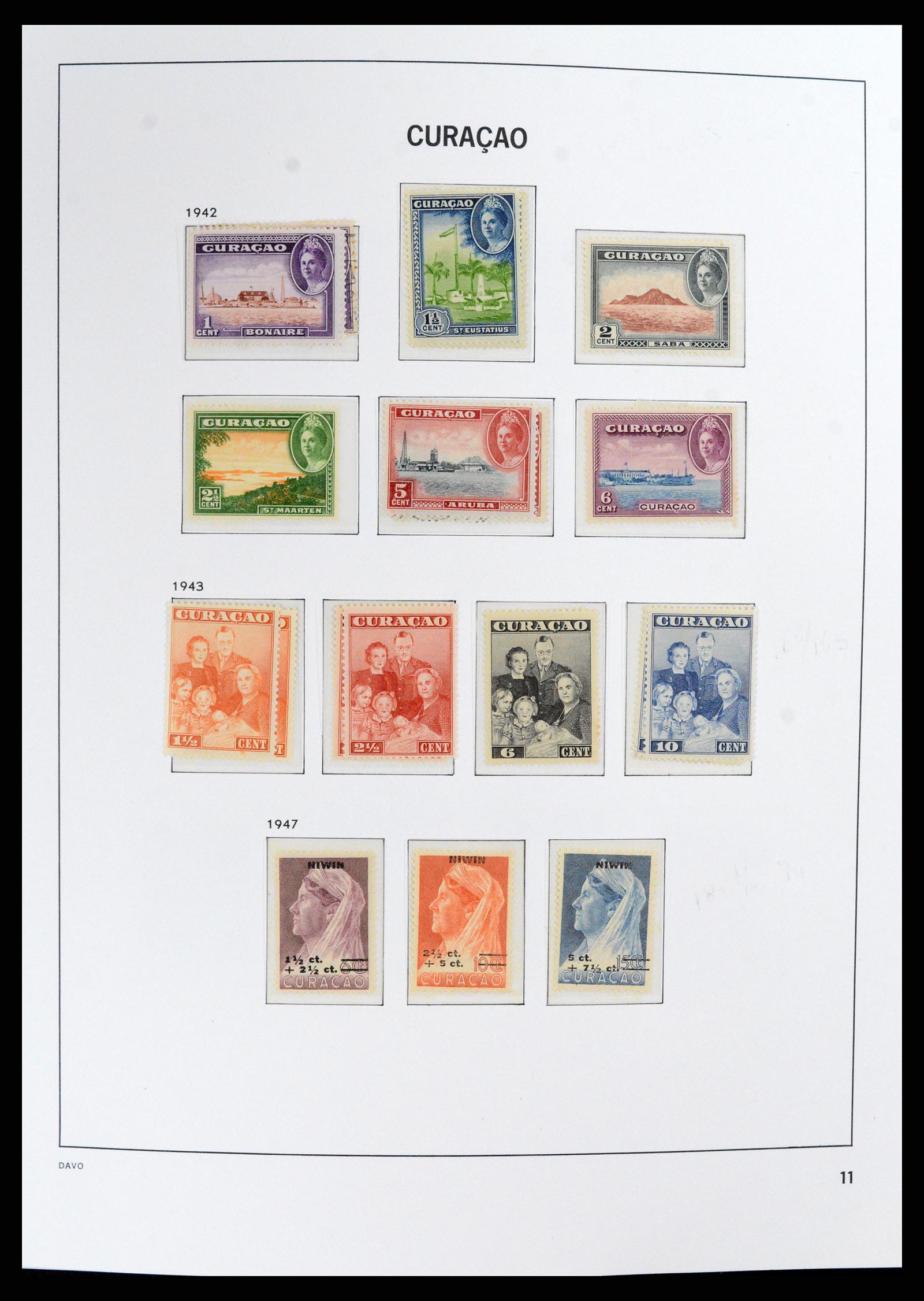 37844 011 - Stamp Collection 37844 Curaçao/Antilles 1873-2010.