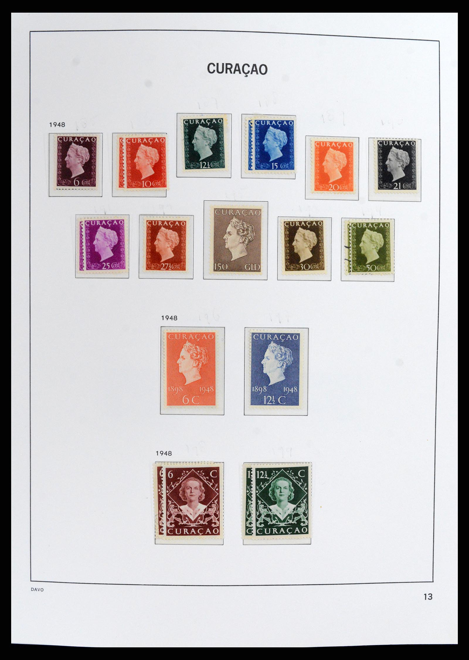 37844 013 - Stamp Collection 37844 Curaçao/Antilles 1873-2010.