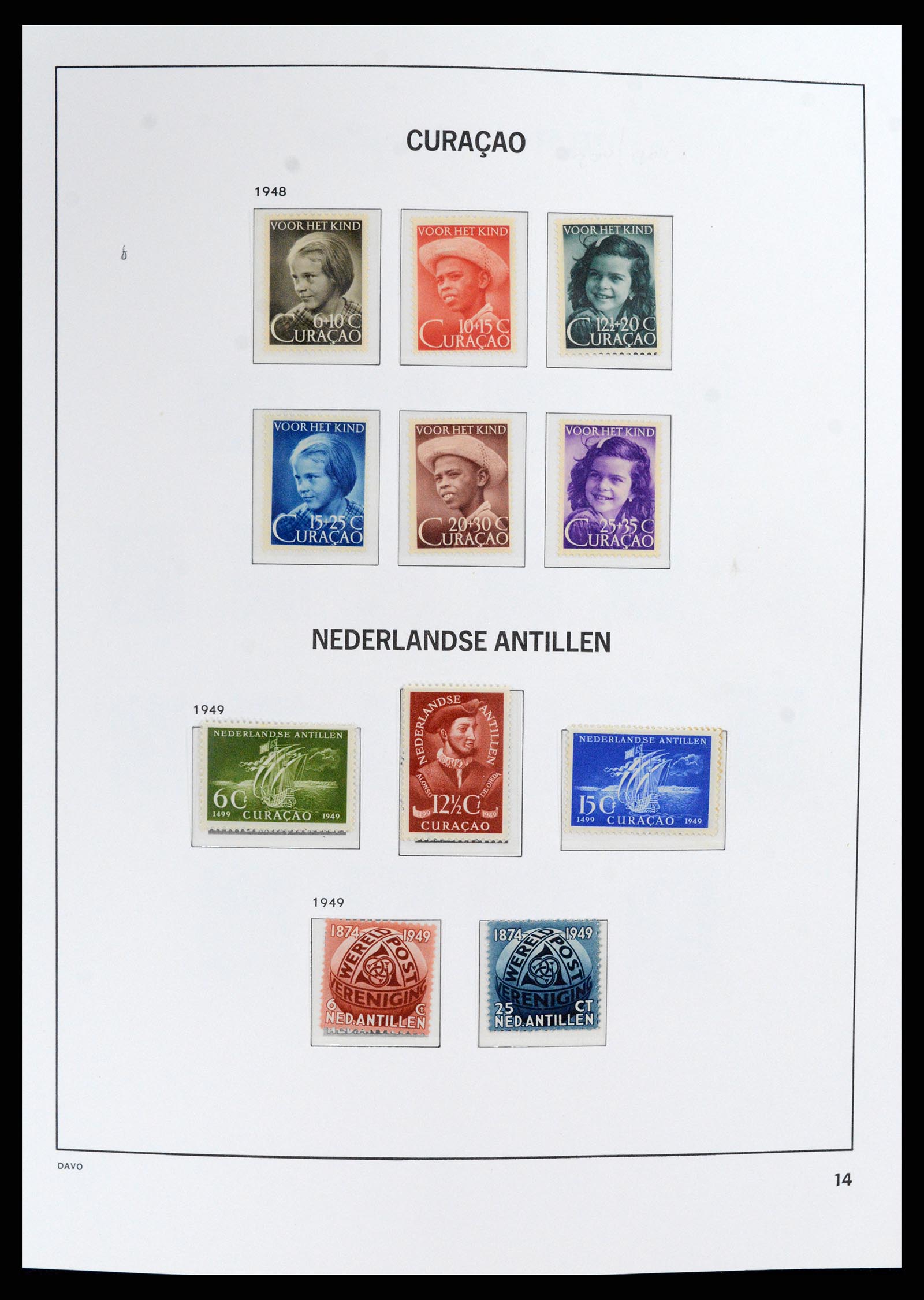37844 014 - Stamp Collection 37844 Curaçao/Antilles 1873-2010.