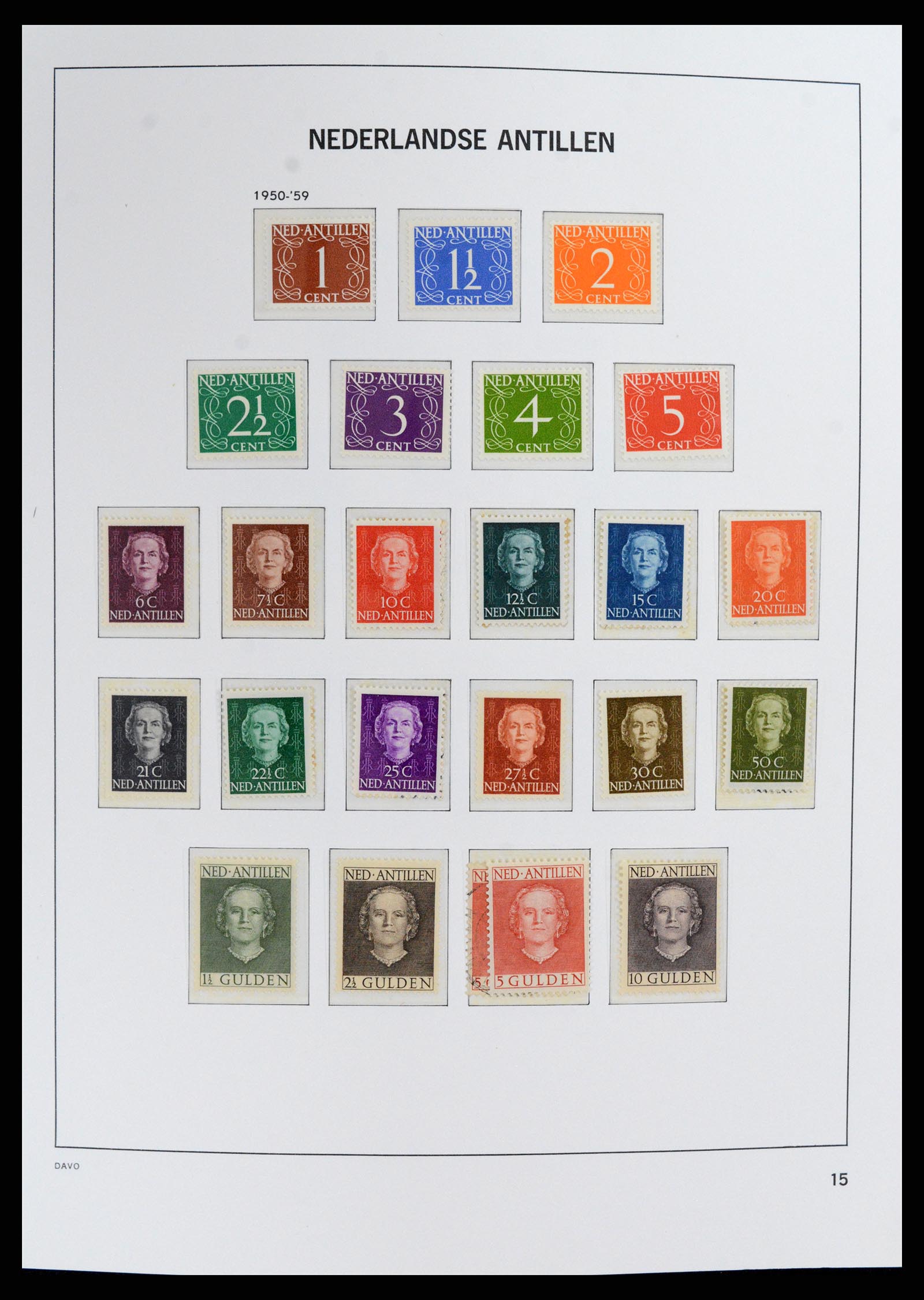 37844 015 - Stamp Collection 37844 Curaçao/Antilles 1873-2010.