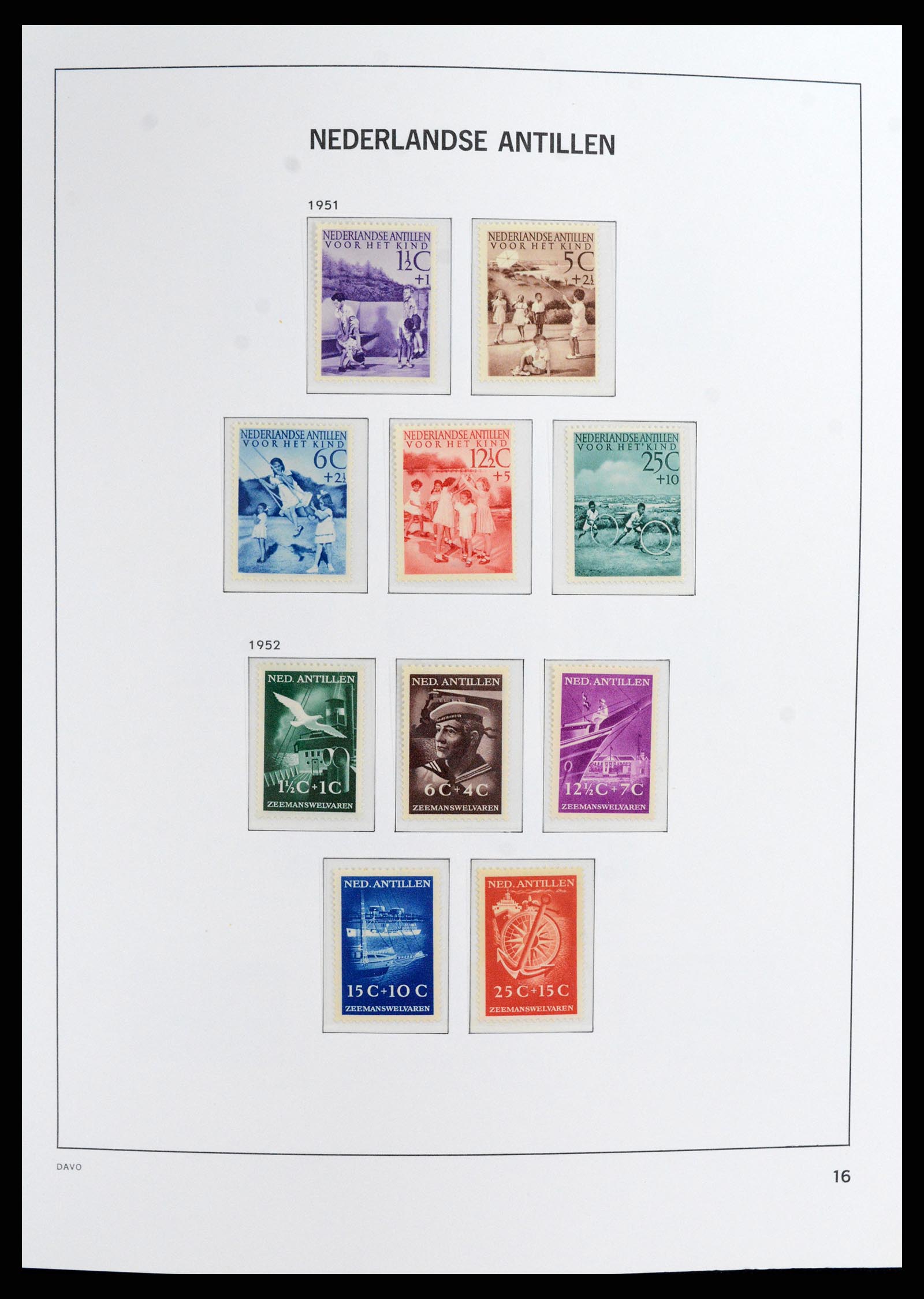 37844 016 - Stamp Collection 37844 Curaçao/Antilles 1873-2010.